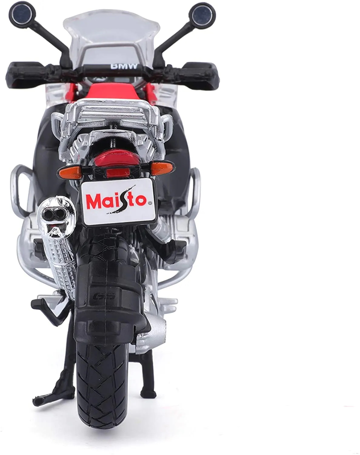 Maisto 31157 - Modellmotorrad - BMW R1200GS (schwarz-rot, Maßstab 1:12)