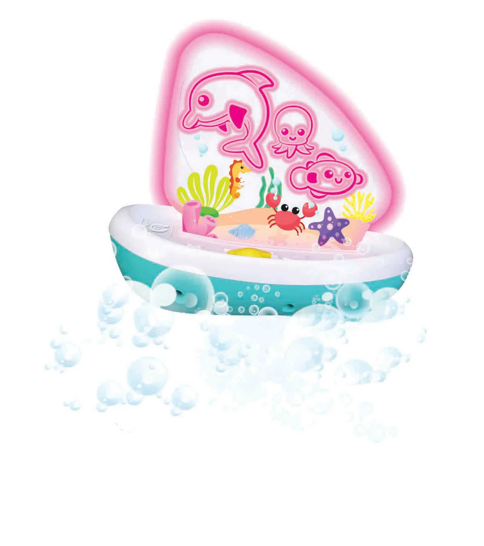 BB Junior 16-89022 - Spielzeugboot - Splash 'n Play Light Up Segelboot (15cm)