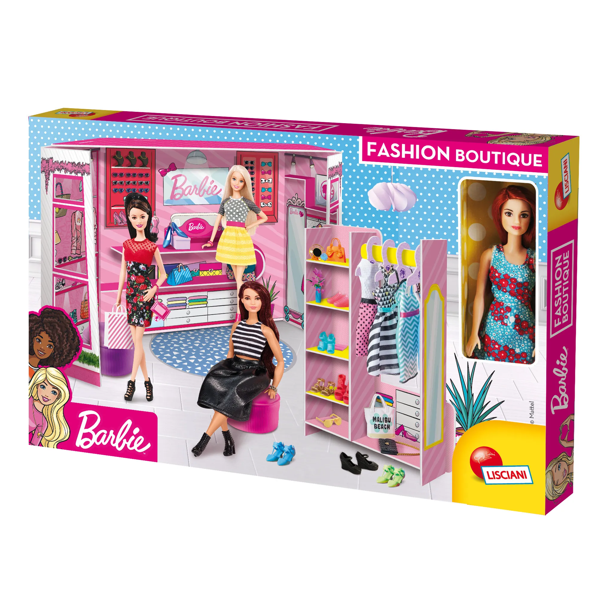 Lisciani 76918 - Barbie Fashion Boutique mit Barbie-Puppe