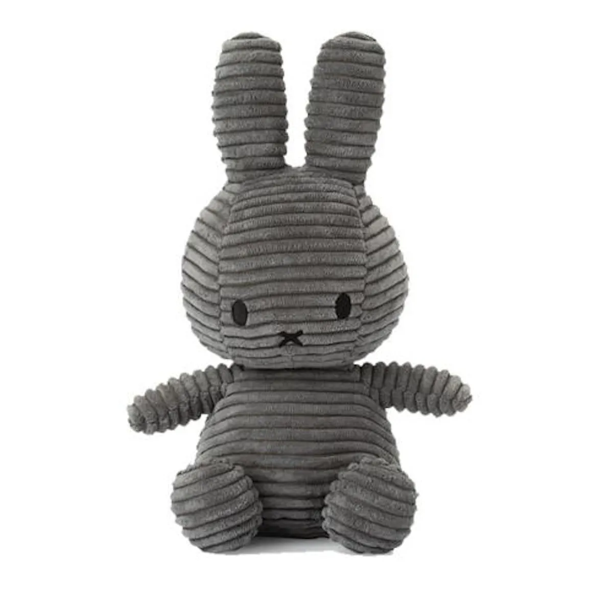 Miffy Cord-Plüschfigur (anthrazit, 33cm)
