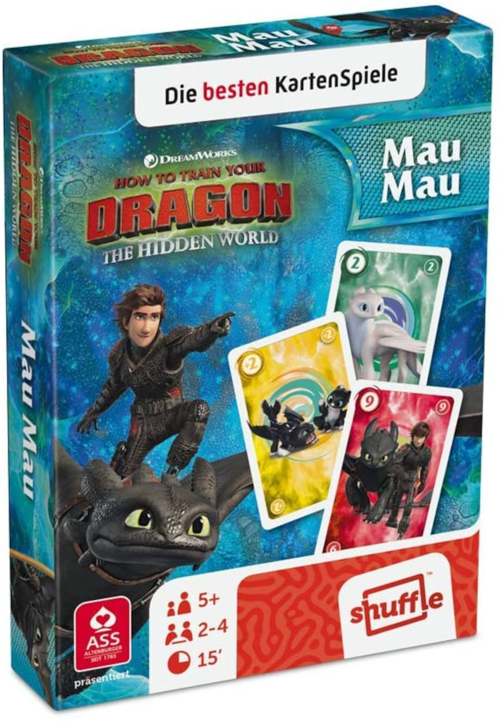 ASS Altenburger 22505005 - Mau Mau Kartenspiel - Dragons