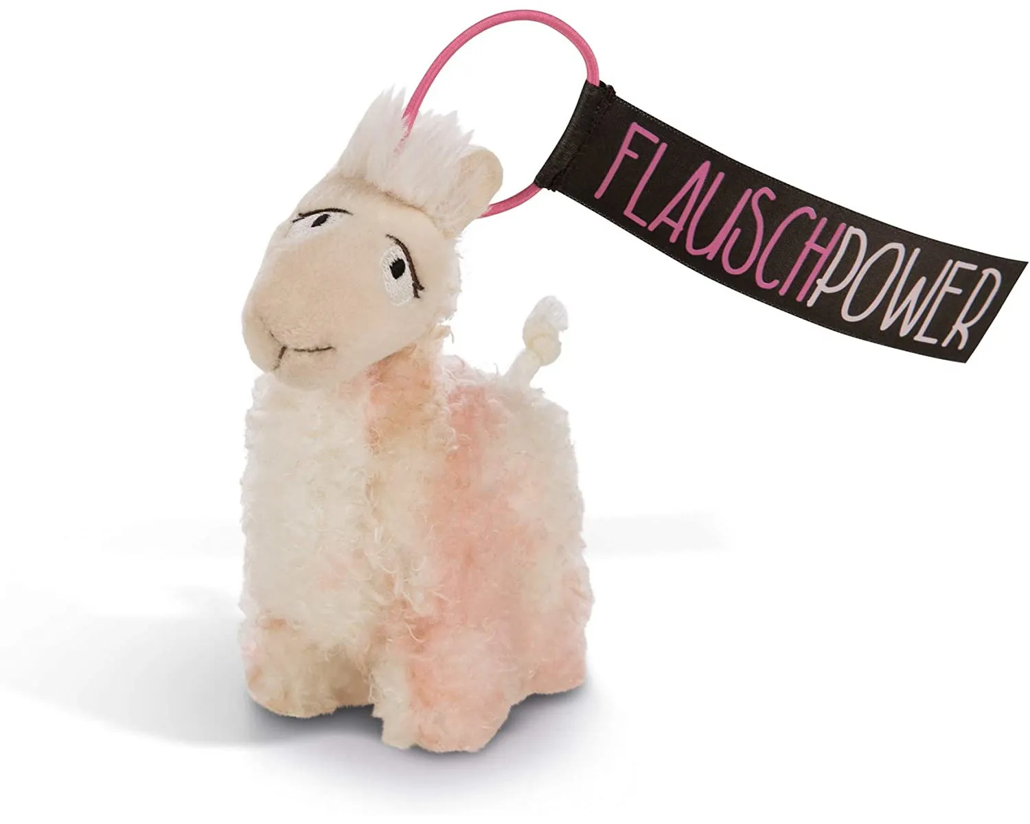 NICI - Plüschanhänger - Lama Flokatina »Flauschpower« (weiß, 12cm)