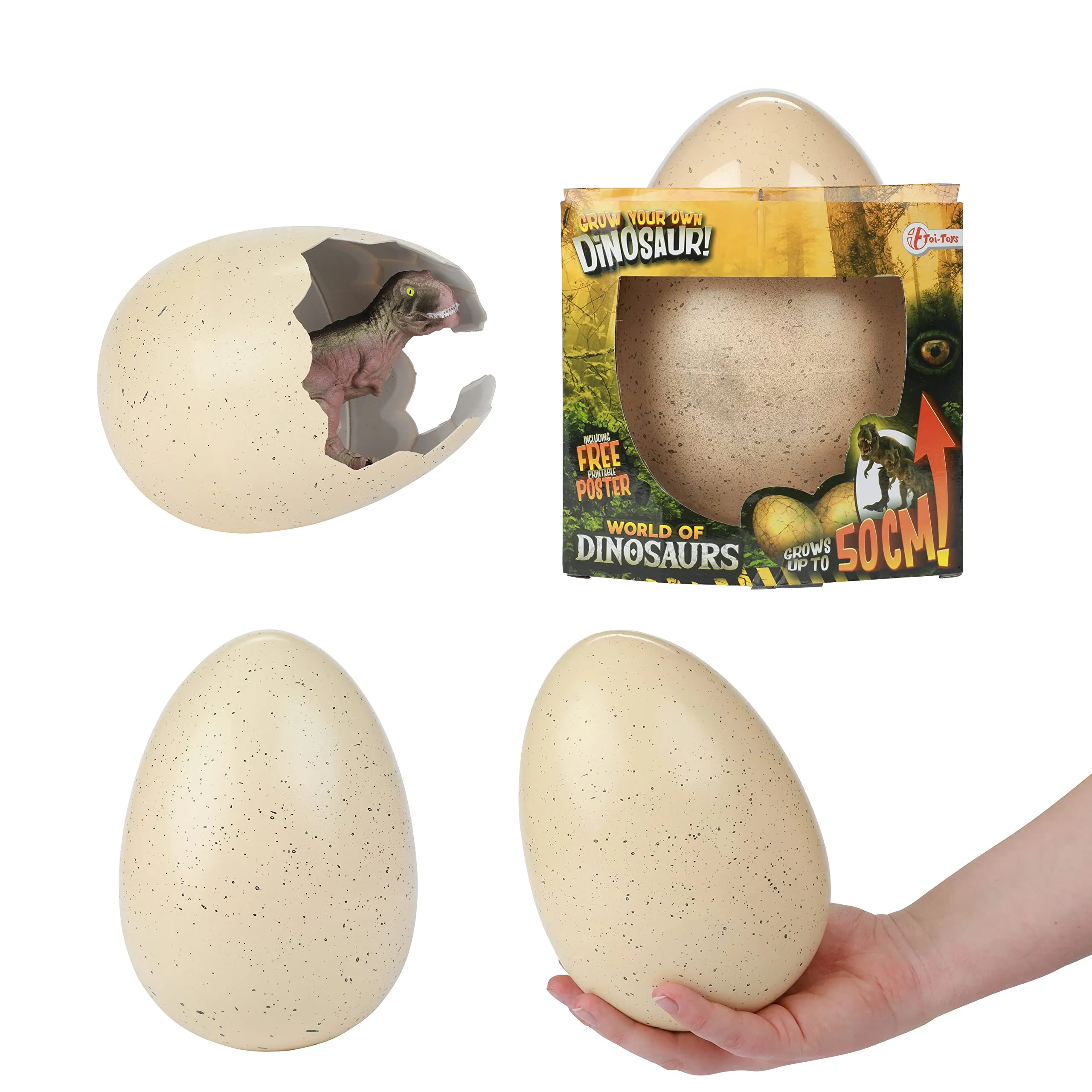 Toi-Toys Schlüpf-Ei Dinosaurier XXL