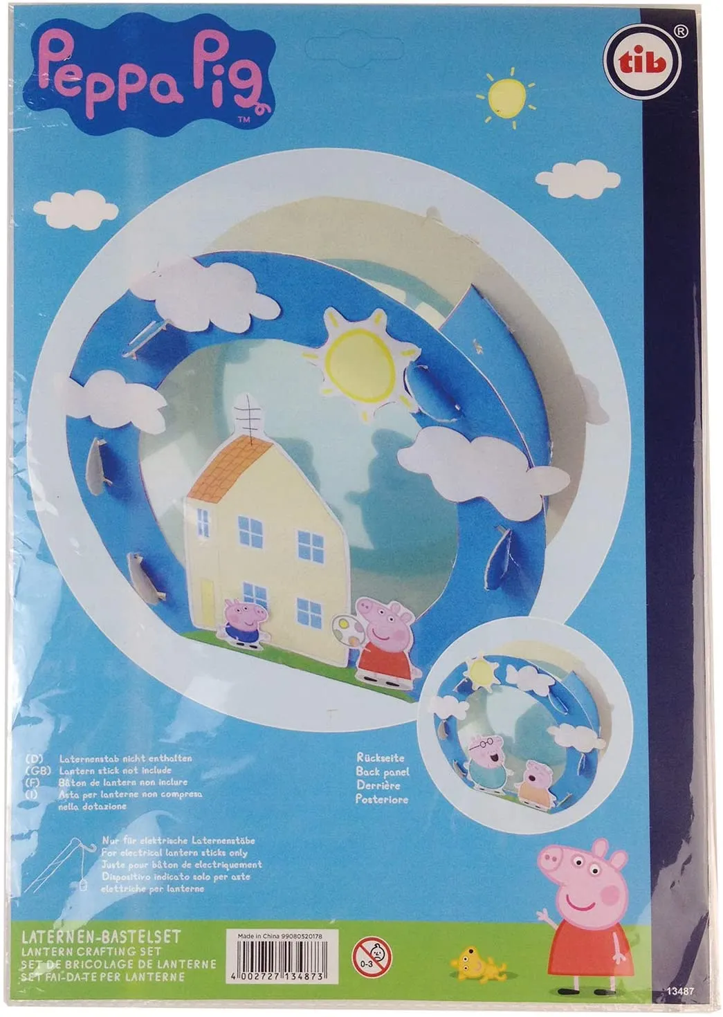 TIB - Peppa Wutz - Bastelset Laterne (16 Teile)