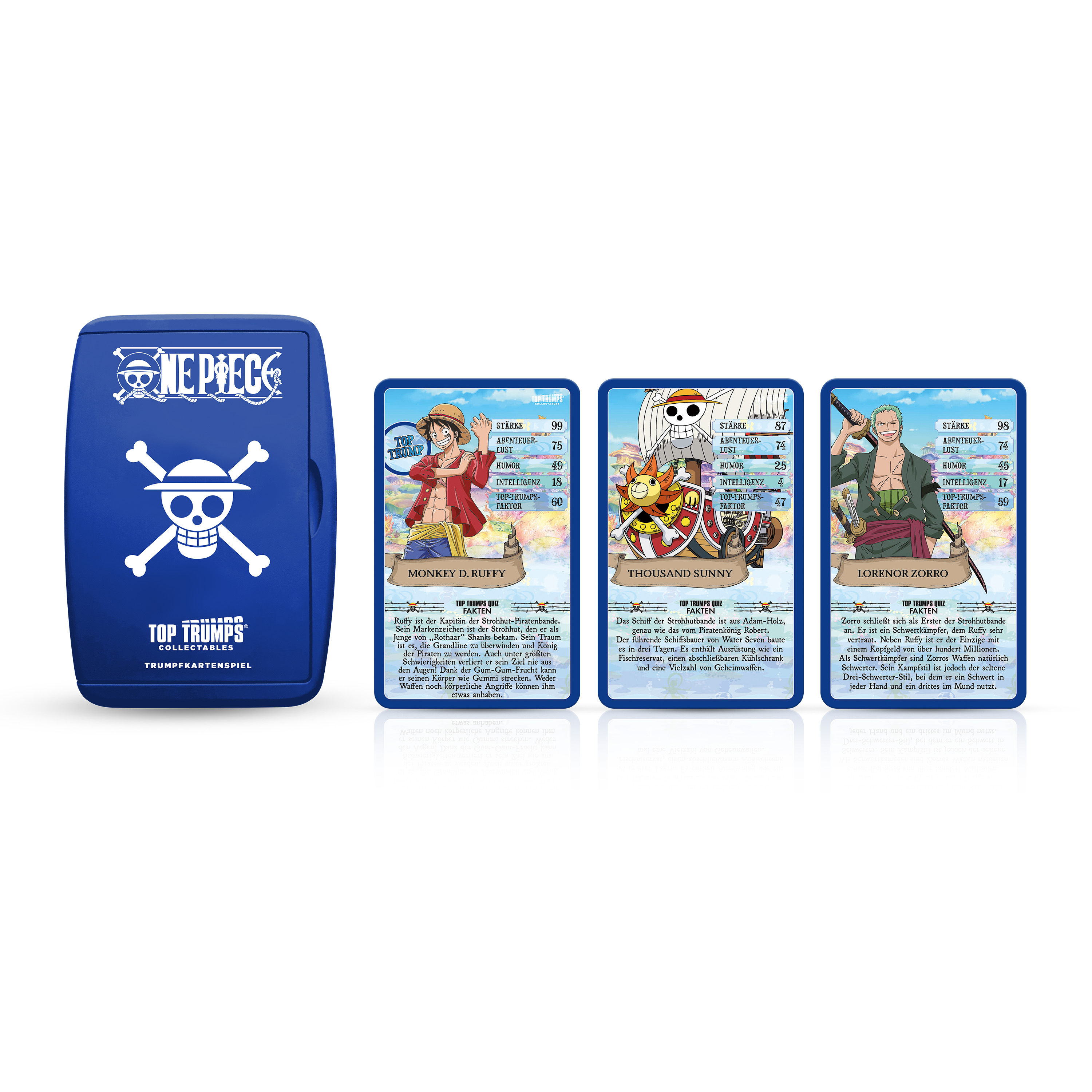 Monopoly - One Piece + Top Trumps & Ruffy Strohhut