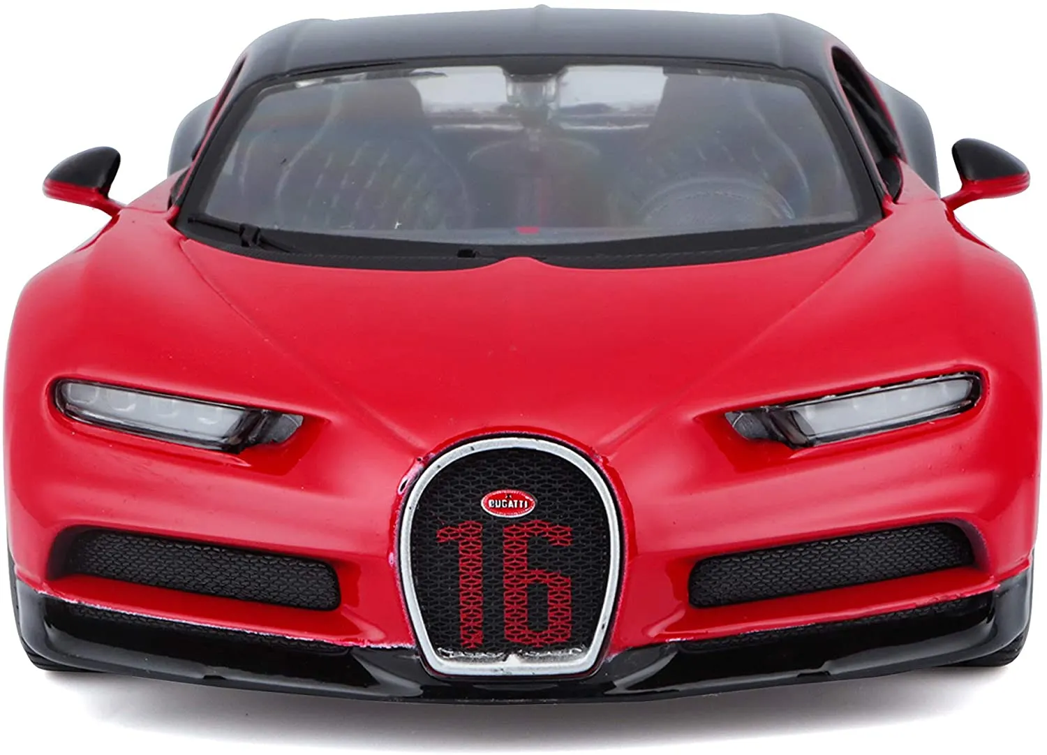 Maisto 31524 - Modellauto - Bugatti Chiron Sport (schwarz-rot, Maßstab 1:24)