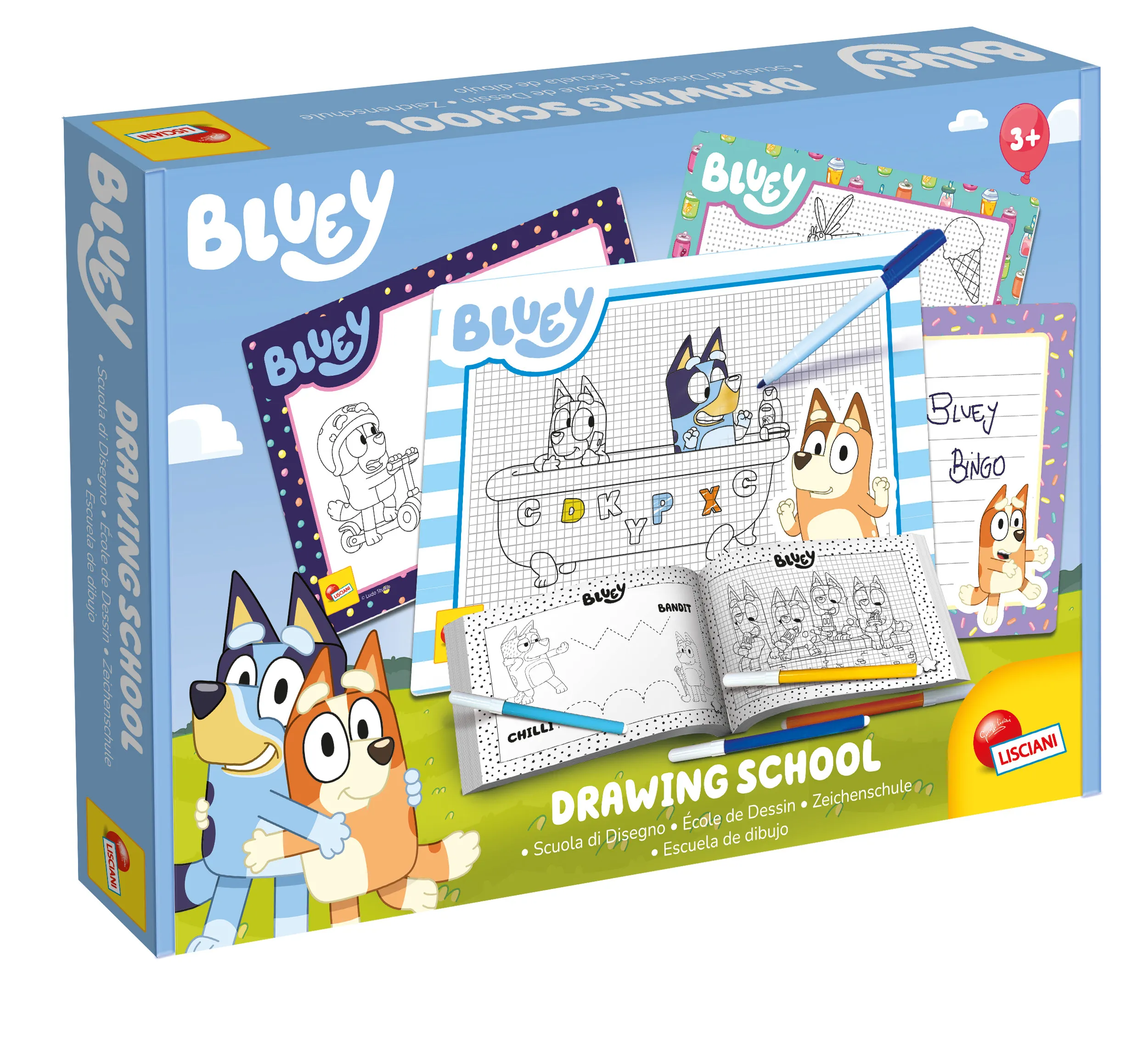 Lisciani 99382 - Bluey Zeichenschule