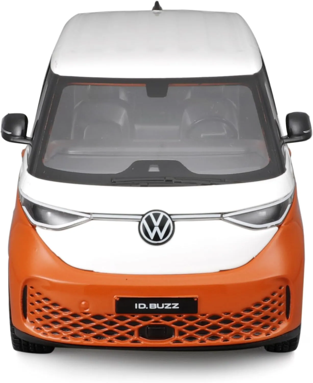 Maisto 32914O - Modellauto - VW ID.Buzz (weiß-orange, Maßstab 1:24)