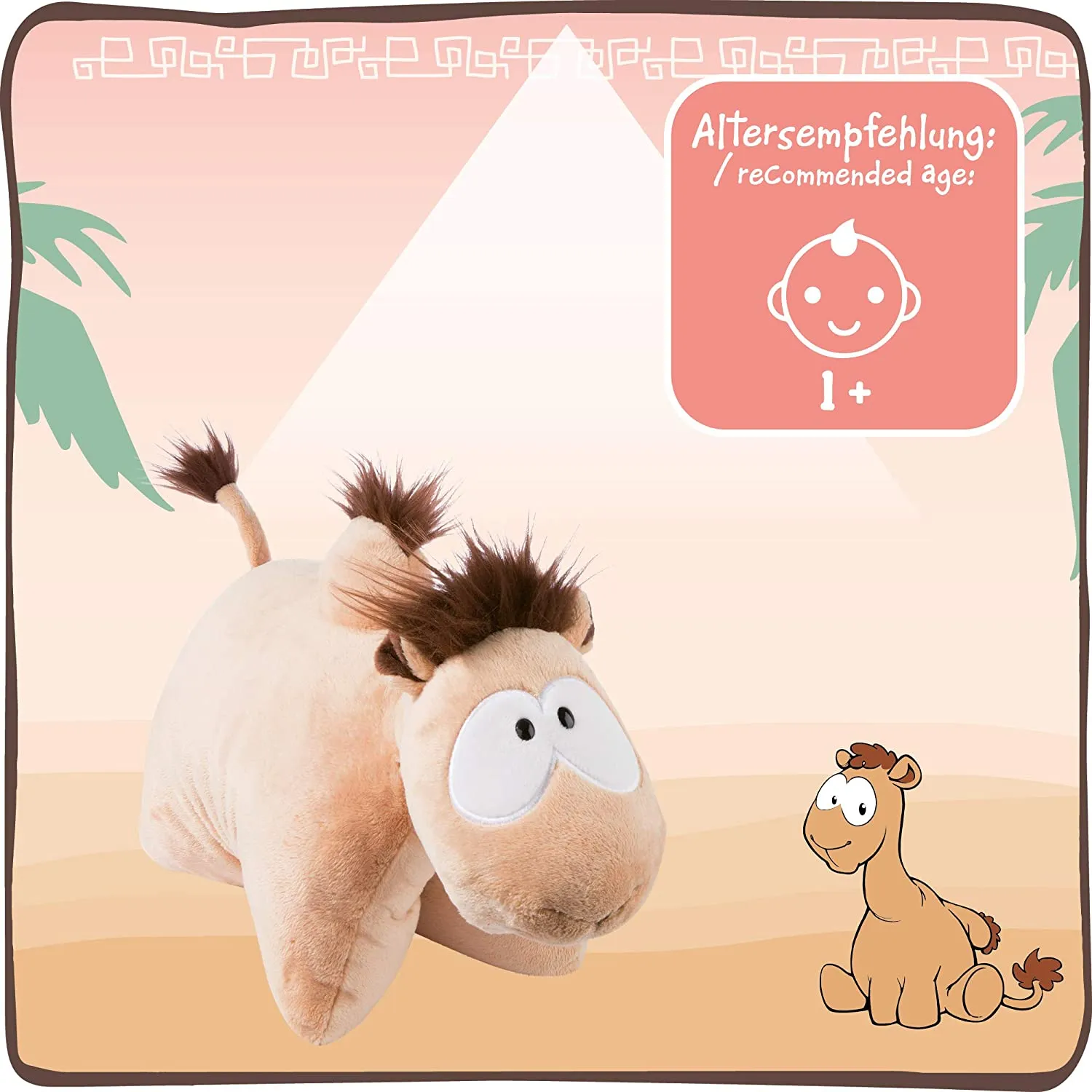 NICI - Plüsch-Tierkissen - Kemal das Kamel (40x30cm)