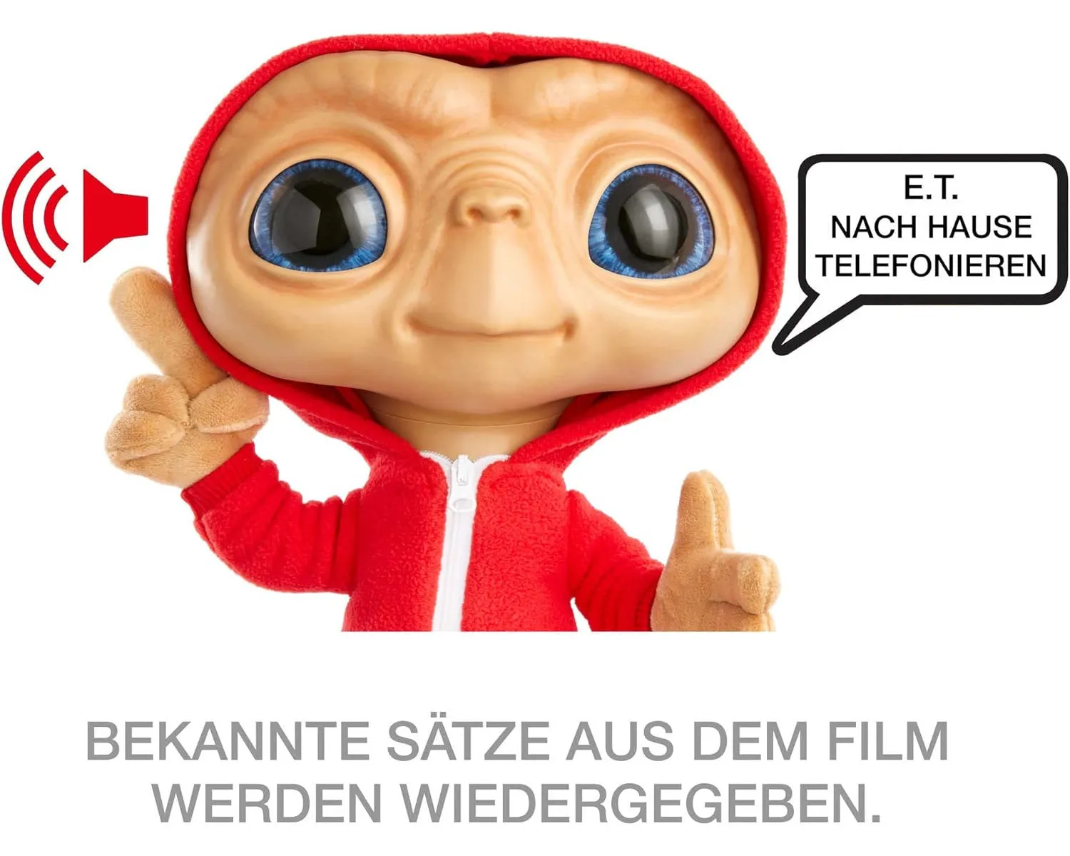 Mattel HMG06 - Plüschfigur - E.T. (28cm) mit Licht und Sound
