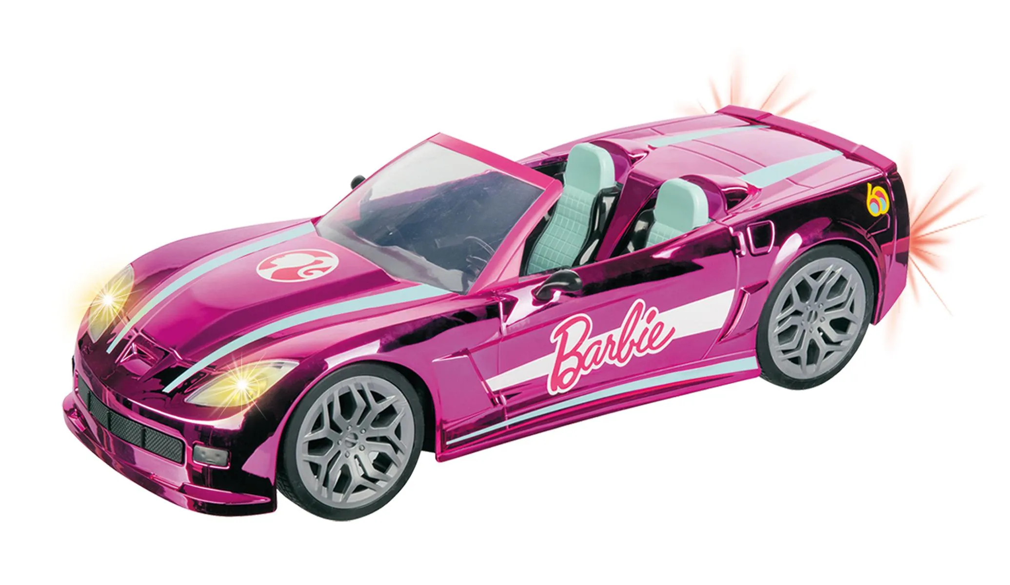 Ferngesteurtes Auto - Barbie Dream Car (40 cm) inkl. Barbie Malibu Puppe