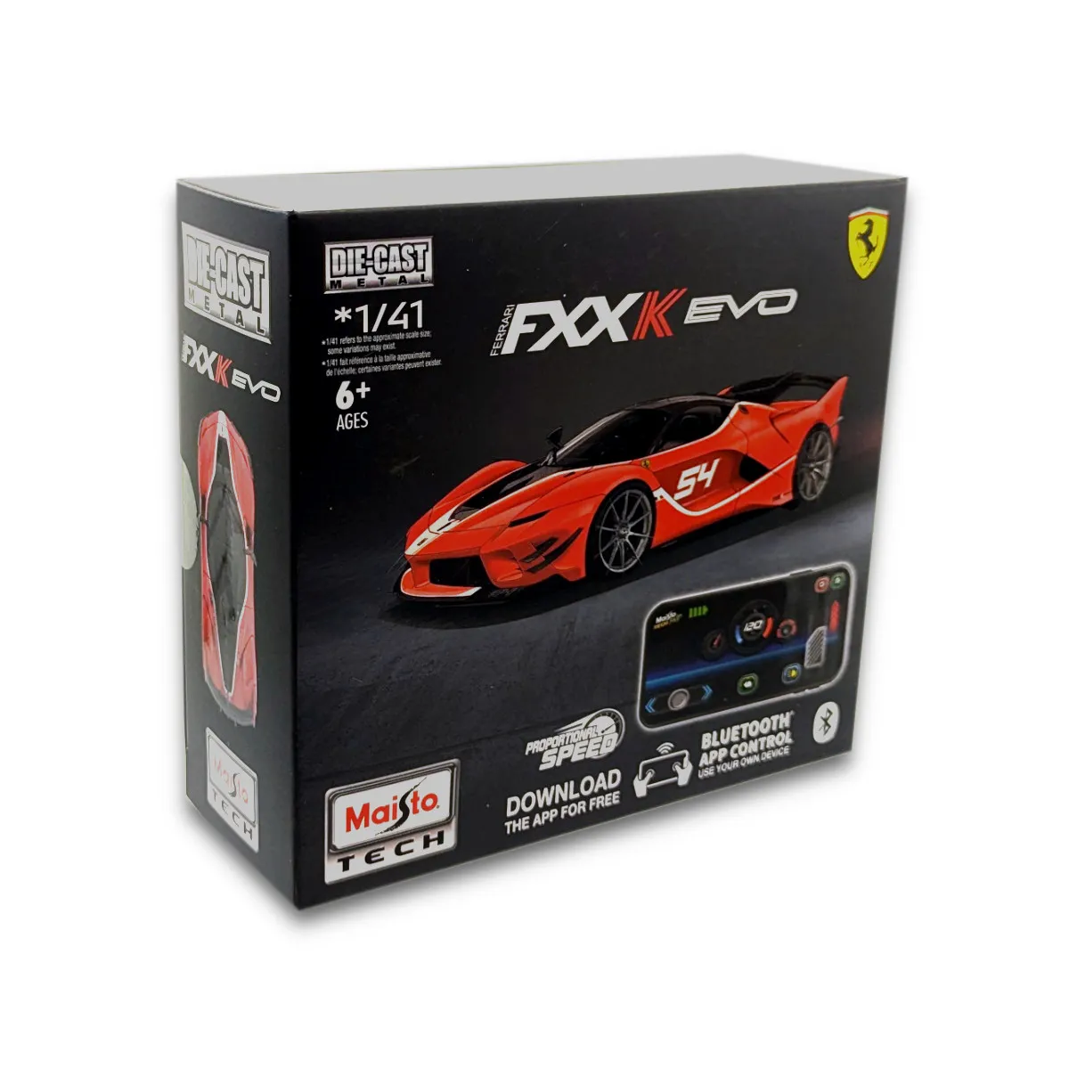 Maisto Tech 82650 - Ferngesteuertes Auto - Ferrari FXX K EVO (11cm, Maßstab 1:41)
