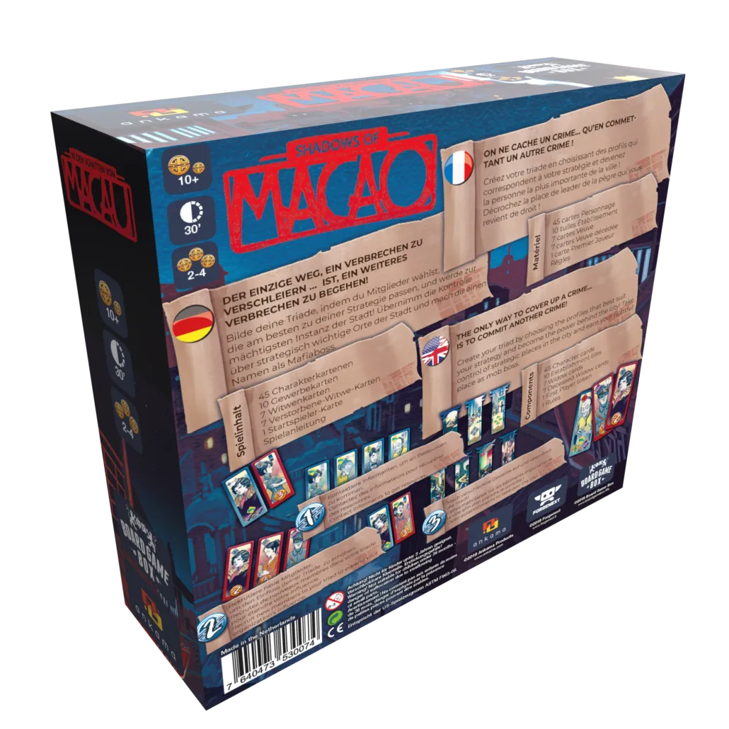 Board Game Box - In den Schatten von Macau