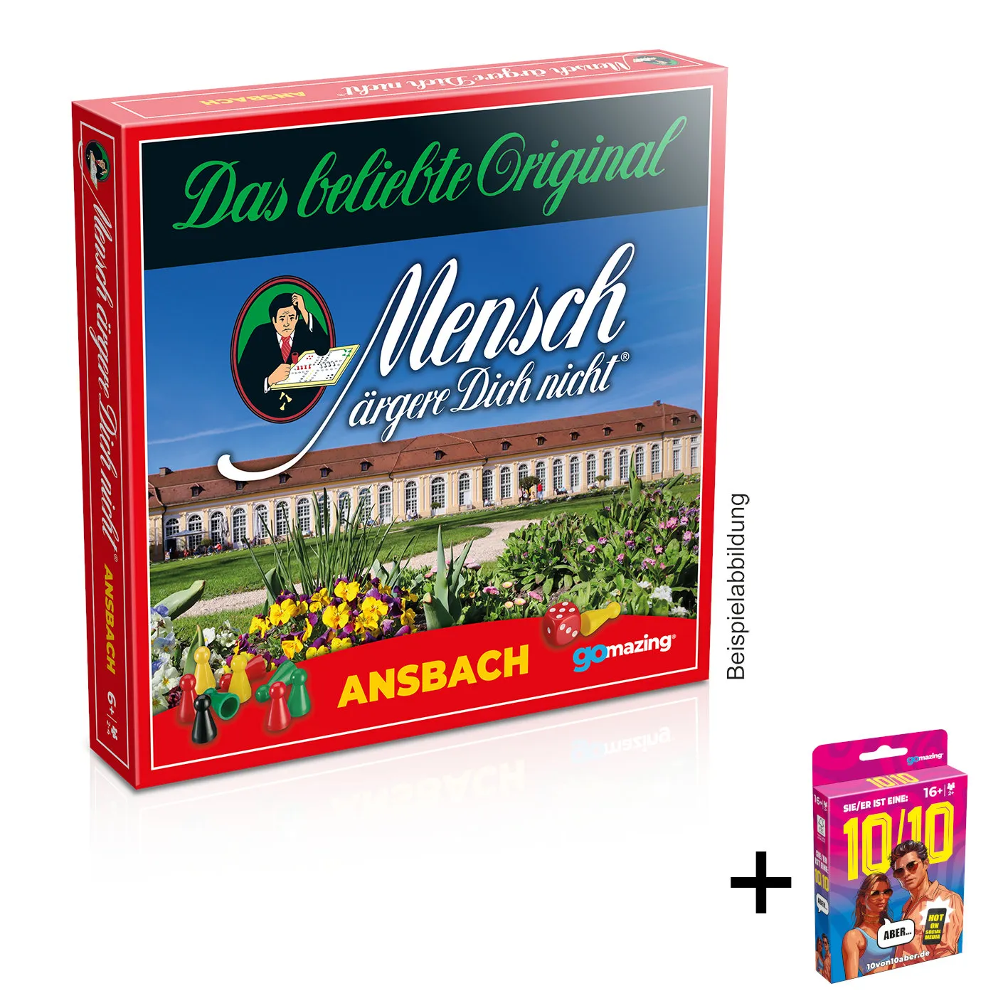 Mensch ärgere Dich nicht® - Ansbach inkl. GRATISPRÄMIE 10von10