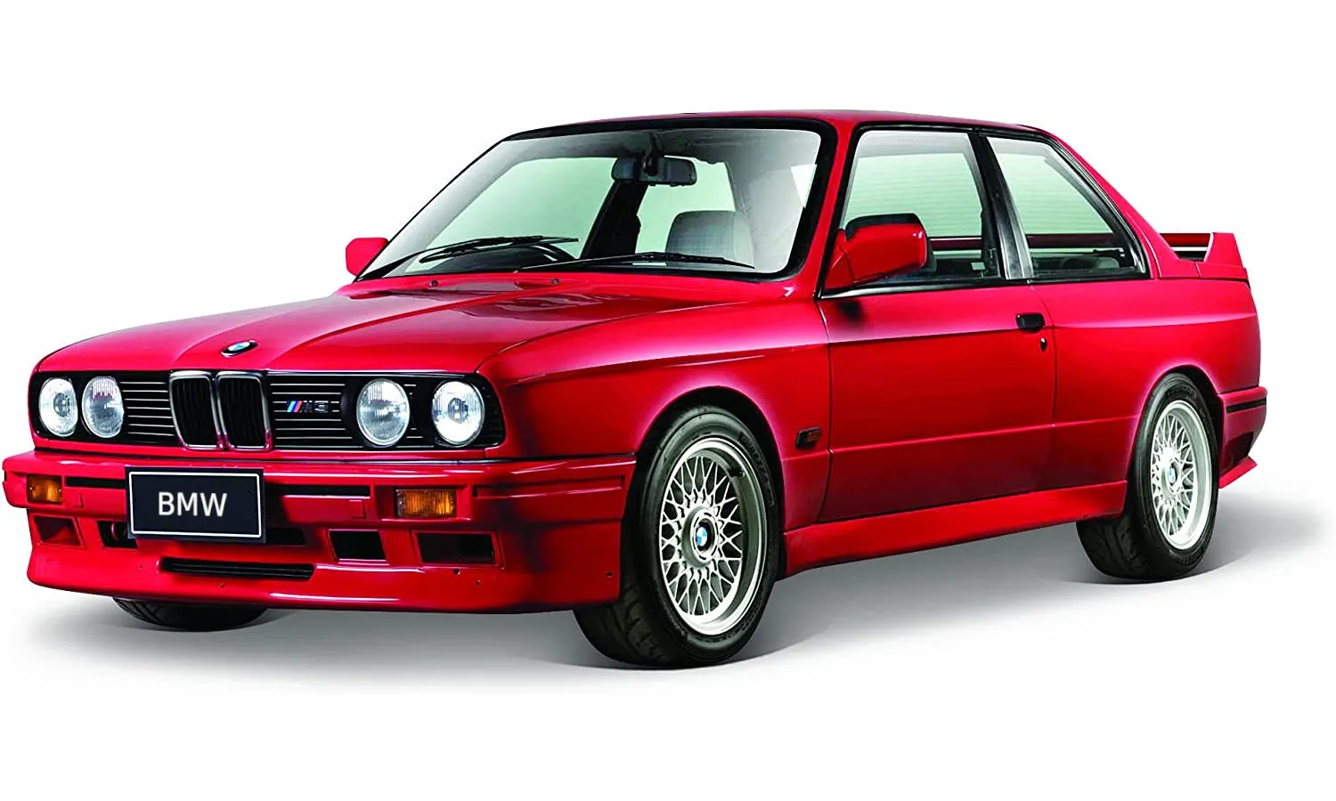 Bburago 18-21100 - Modellauto - BMW 3 Series M3 1988 (rot, Maßstab 1:24)