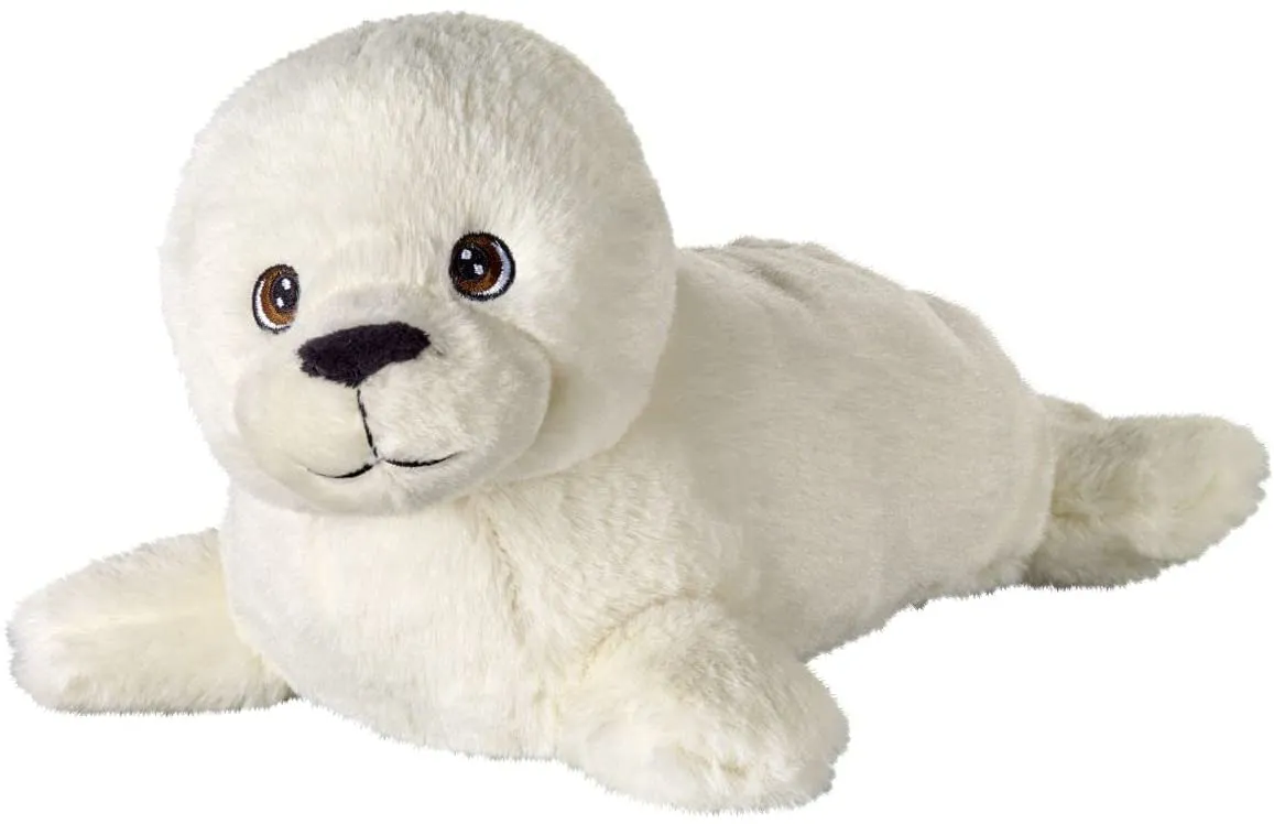 Bauer - ECO-LINE Plüschtier - Seehund (weiß, 33cm)