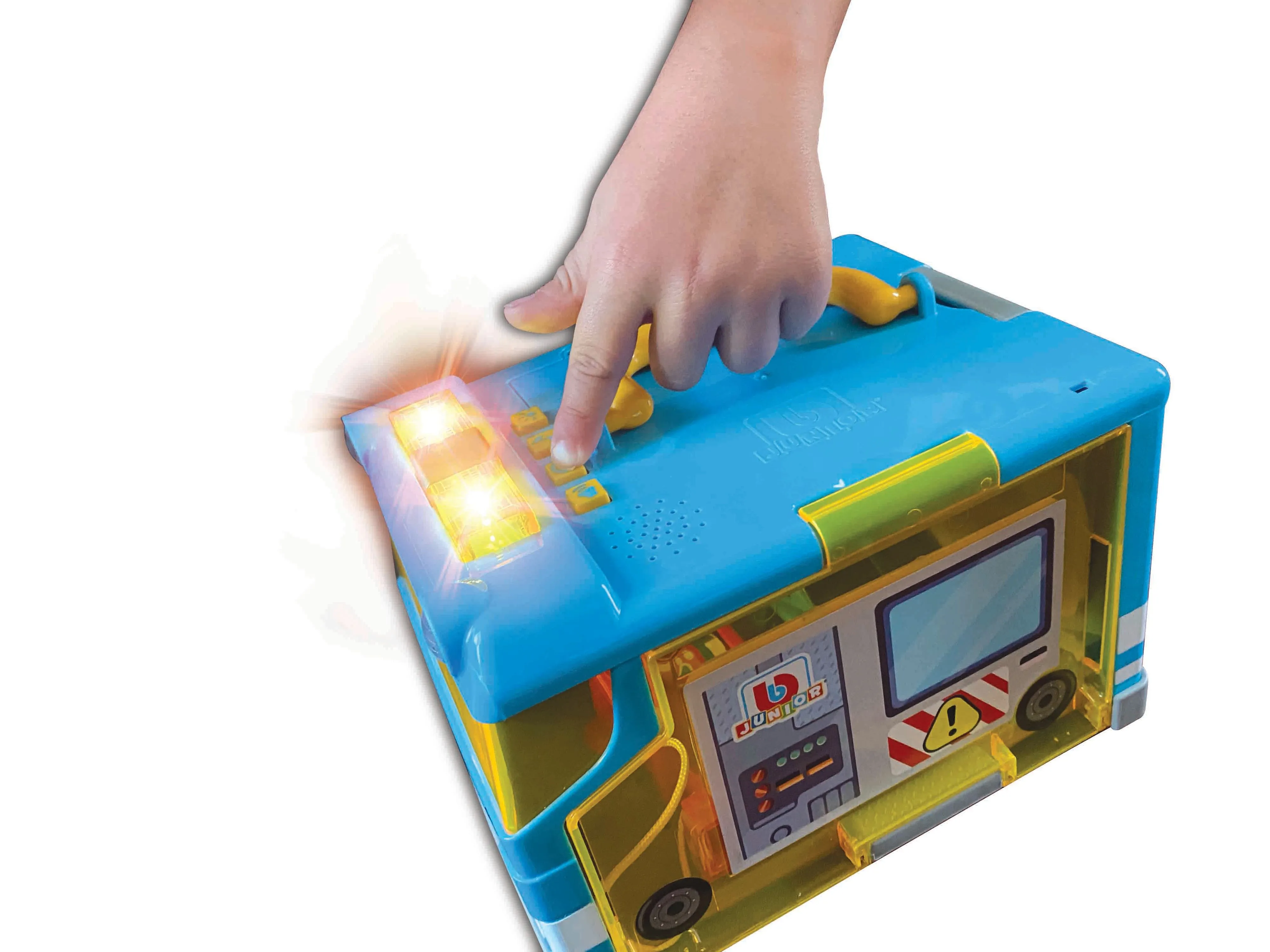 BB Junior 16-88621 - Spielset - My 1st Carry Along Garage inkl. VW New Beetle Spielzeugauto