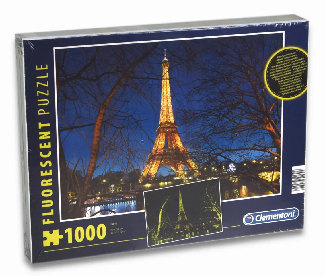 Clementoni 97241 -  Puzzle - Paris (fluoreszierend, 1000 Teile)