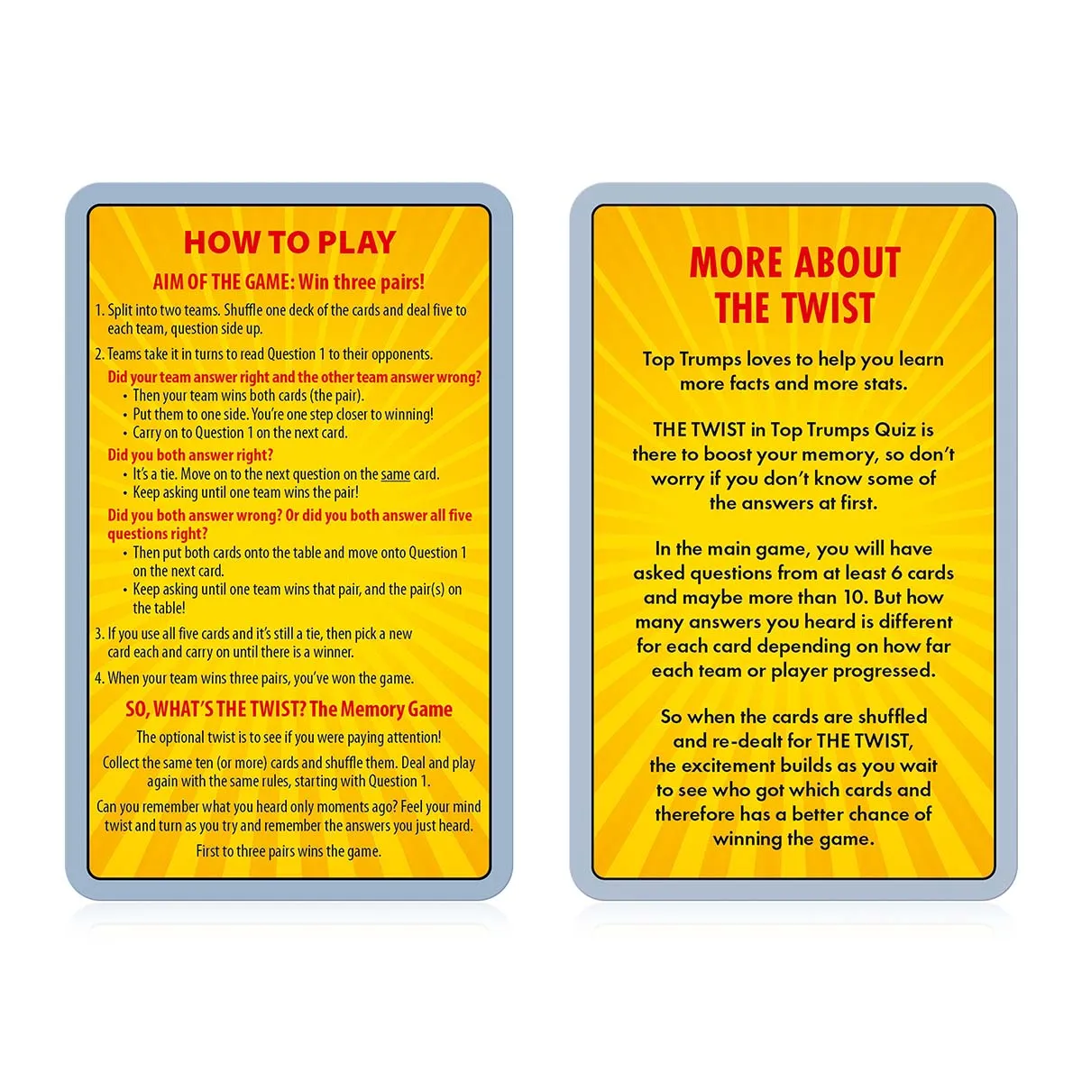 Top Trumps Quiz - Don't get the moose drunk! – crazy laws worldwide (englisch)