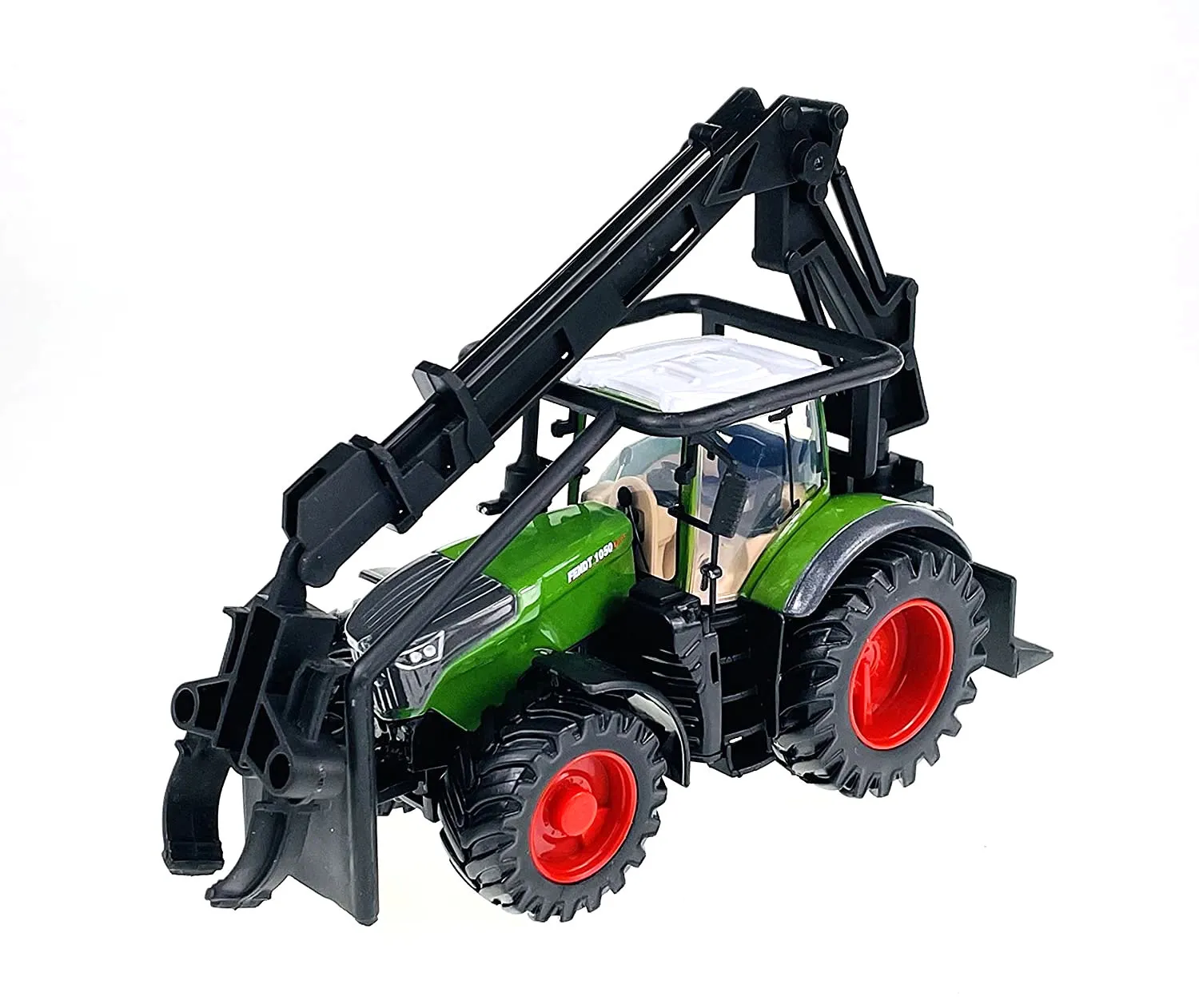 Bburago 18-31670 - Traktor - Fendt 1050 Vario mit Holzlader (10cm)