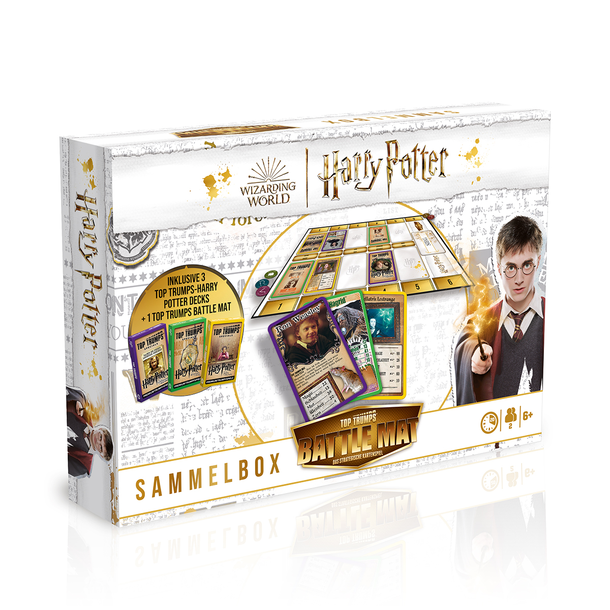 Battle Mat - Harry Potter inkl. drei Top Trumps