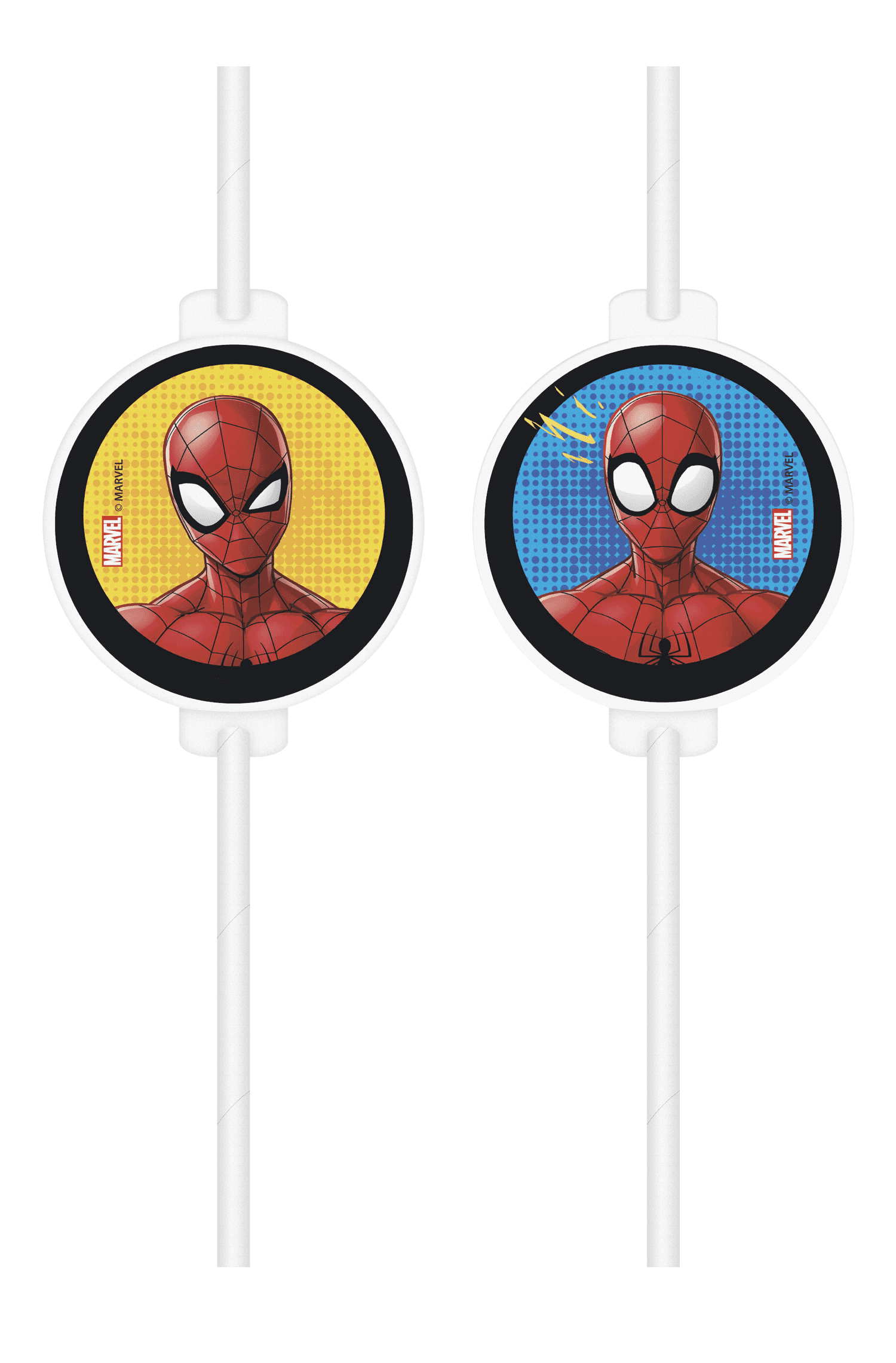 Procos - Spiderman - Trinkhalme (4 Stück)