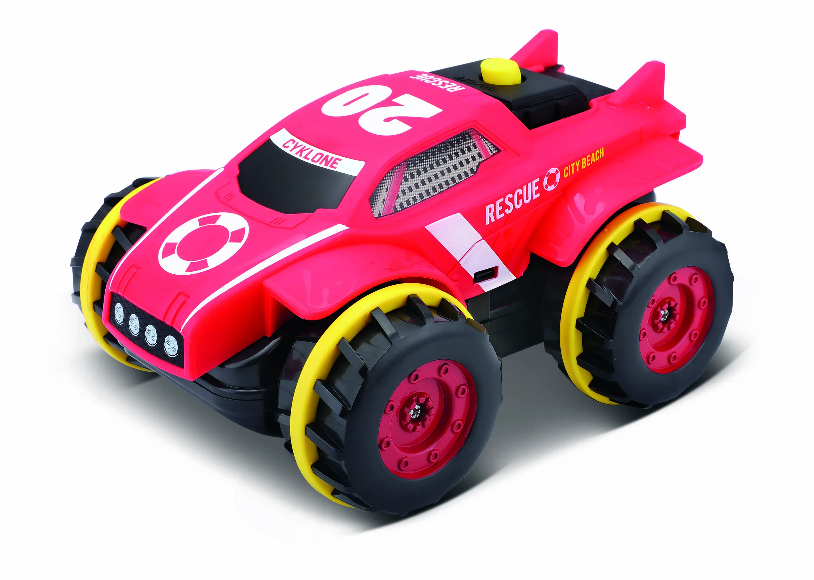 Maisto-Tech 82142 - Ferngesteuertes Auto - Cyklone AquaTread 16cm (rot, 2,4 GHz)