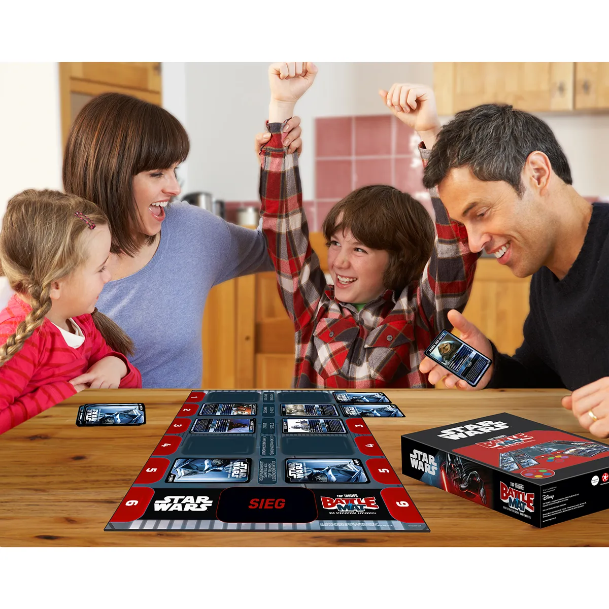 Battle Mat - Star Wars inkl. Top Trumps