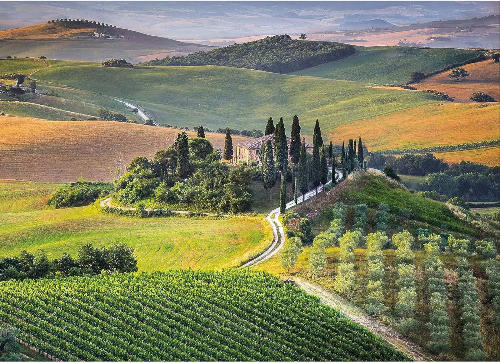 Clementoni 39456 - Puzzle - Toskana (1000 Teile)