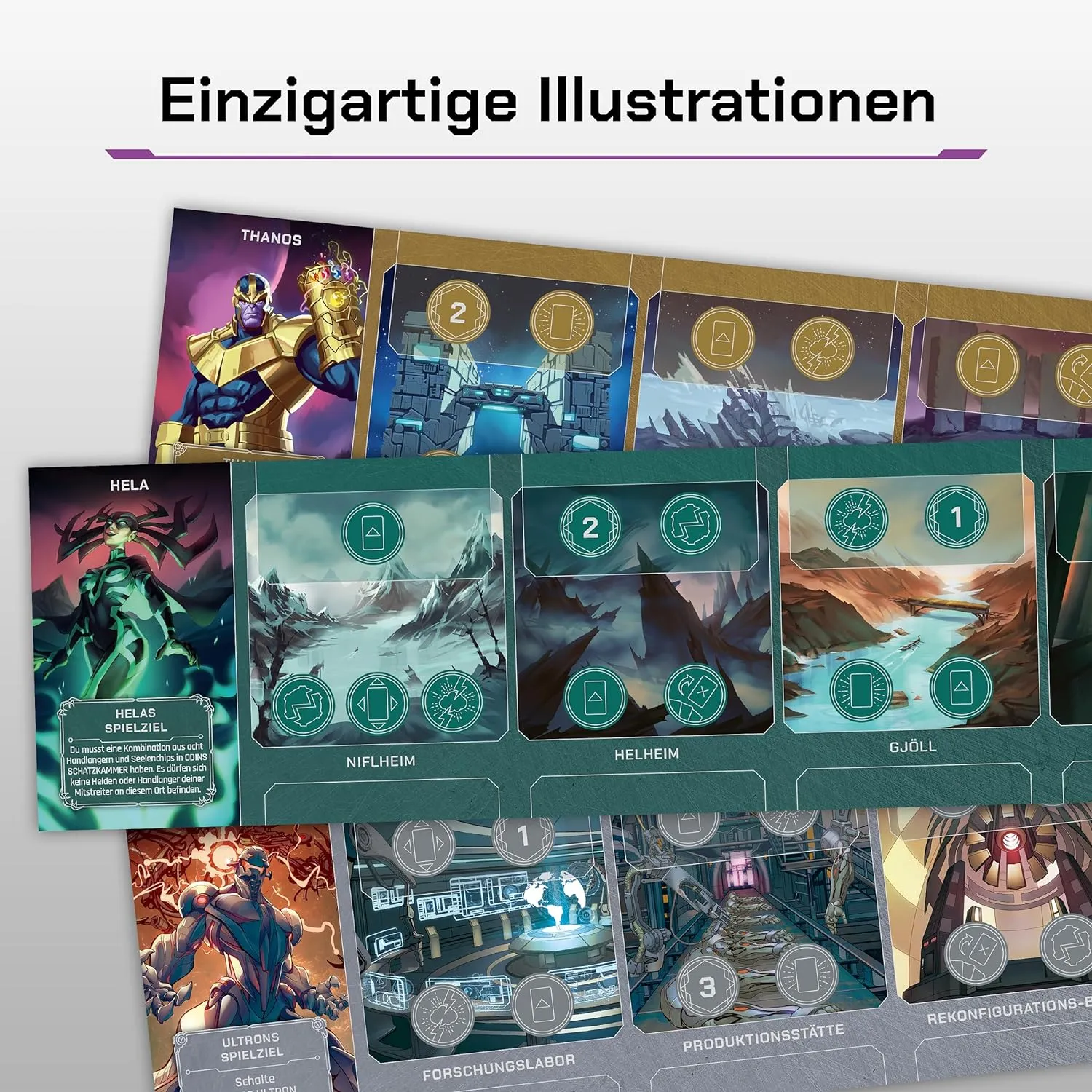 Ravensburger Gesellschaftsspiel BUNDLE - Marvel Villainous: Infinite Power + Arglist & Schabernack