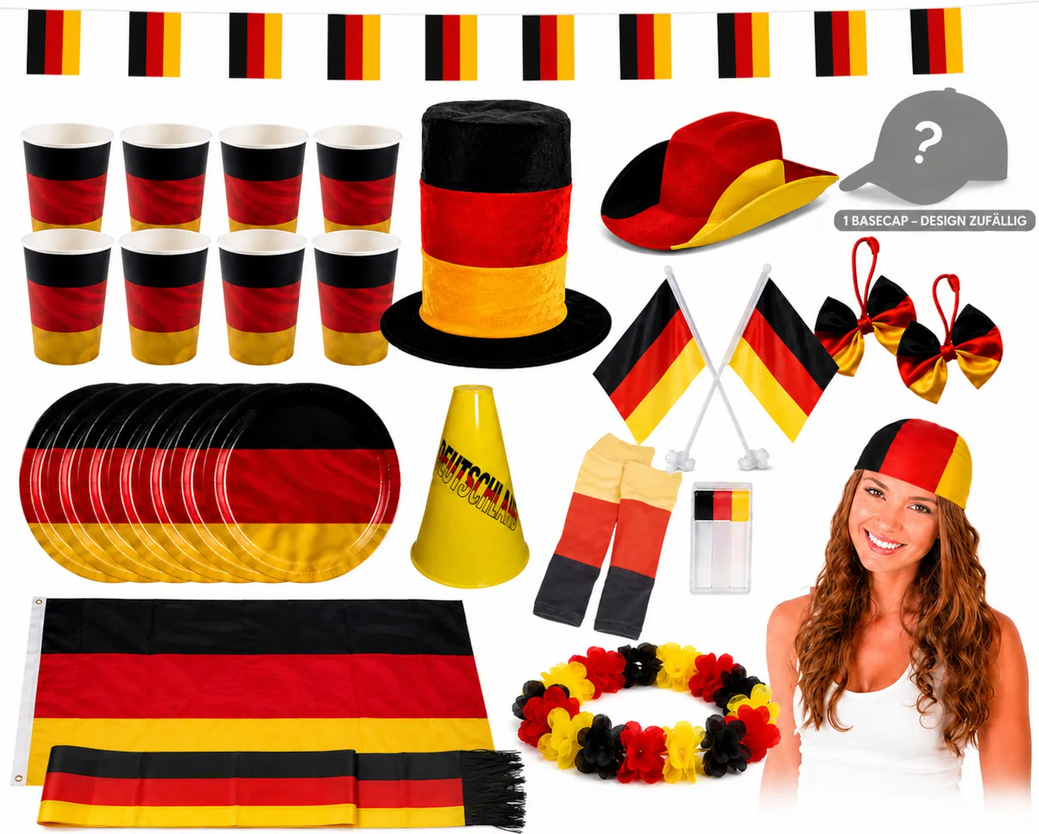 Großes Deutschland Fan-Set (30-teilig)