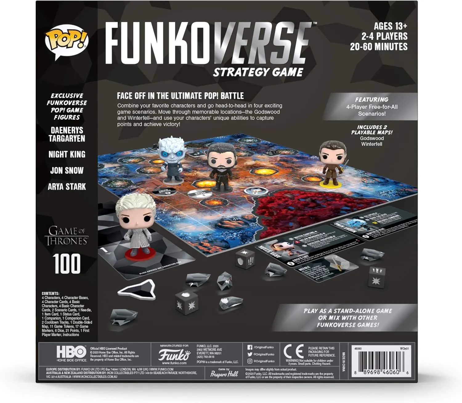 Funko 46060 - Brettspiel - Funkoverse Game of Thrones (englisch)