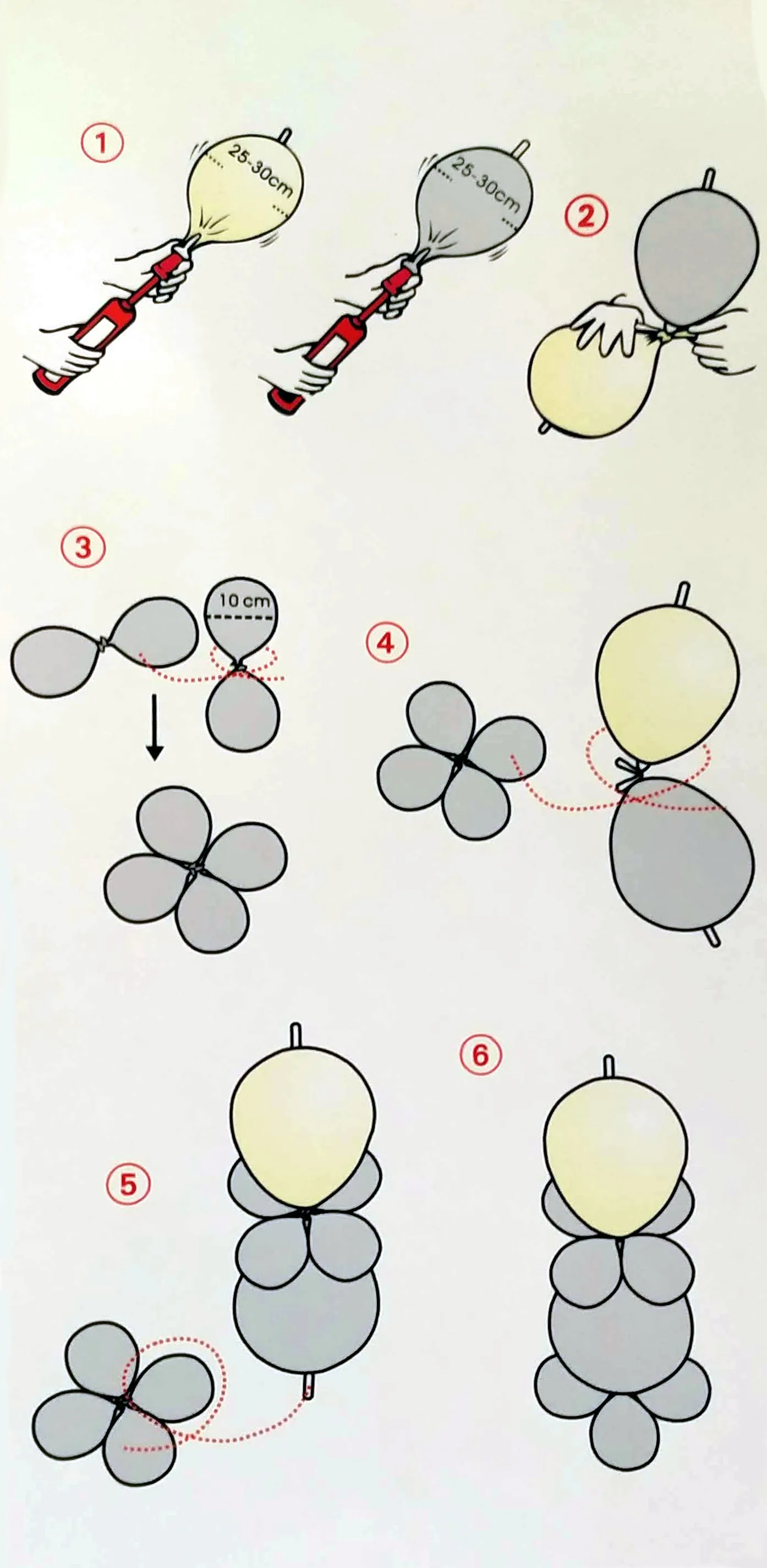 DIY Ballon Hochzeit (70cm)