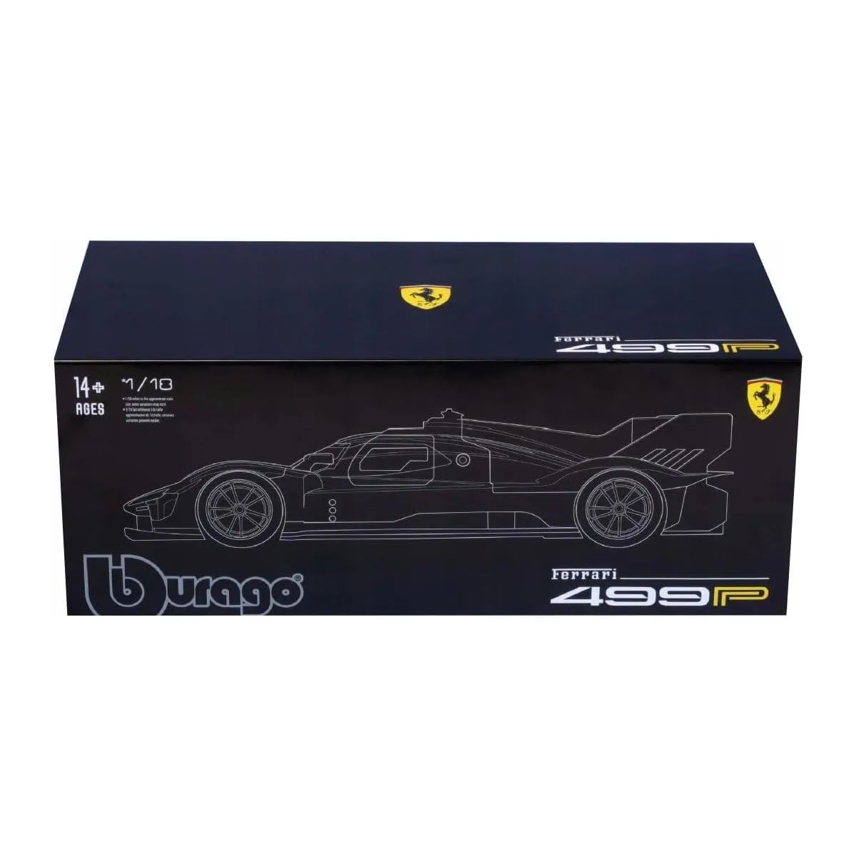 Bburago 18-16312 - Modellauto - Ferrari Deluxe 499P LMH #50 '24 (Maßstab 1:18)