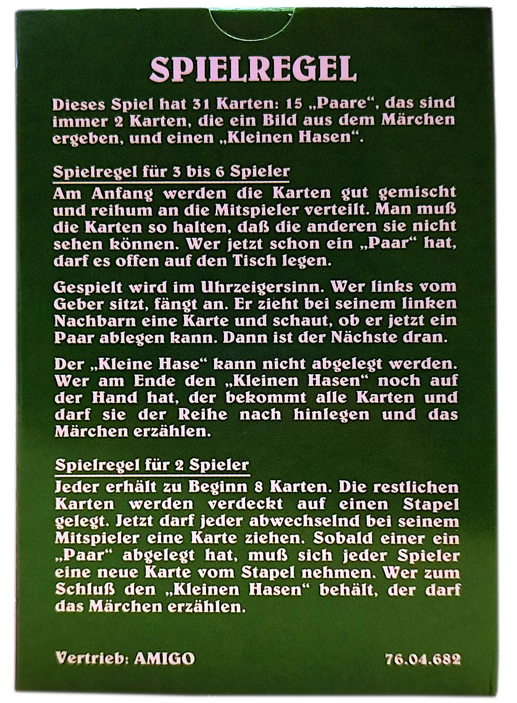 Märchen 2er Set: Top Trumps Grimms Märchen + Rotkäppchen Märchenspiel