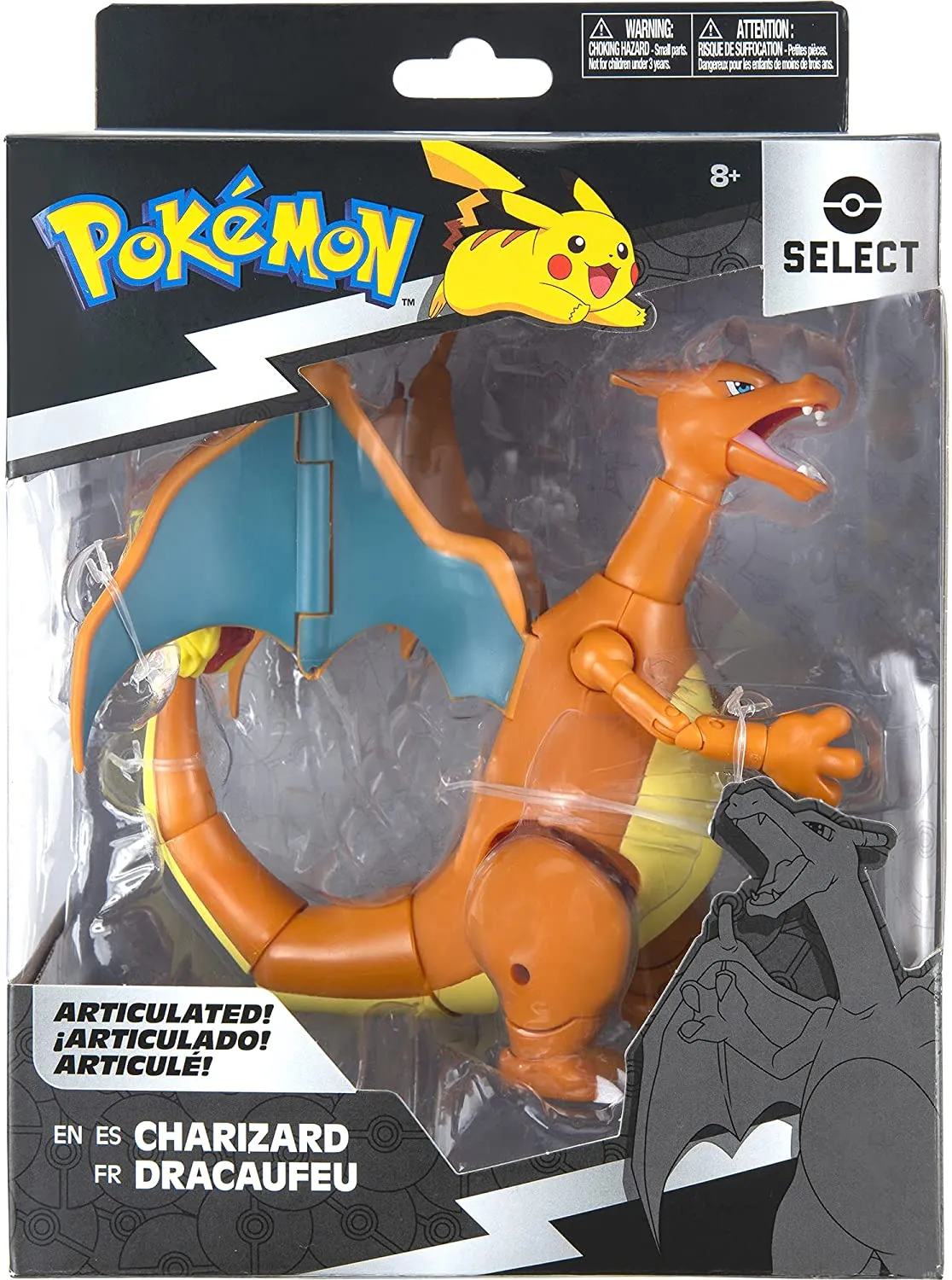 Pokémon - 25. Jubiläum Select Figur - Glurak (15cm)