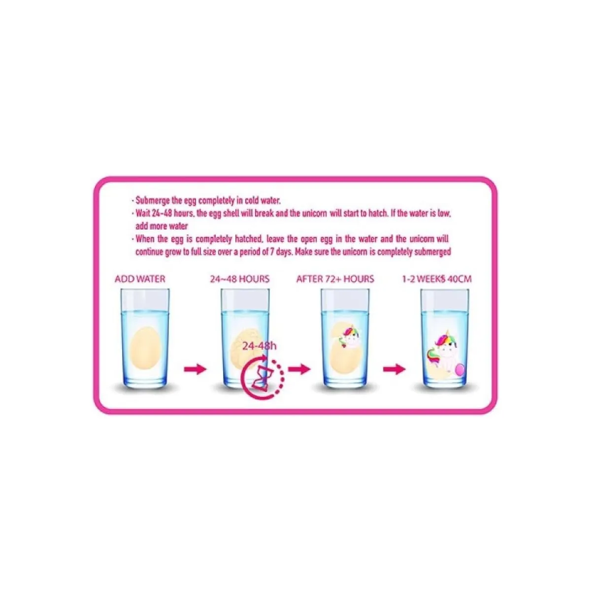 Toi-Toys - DREAM HORSE Schlüpf-Ei XXL -Einhorn