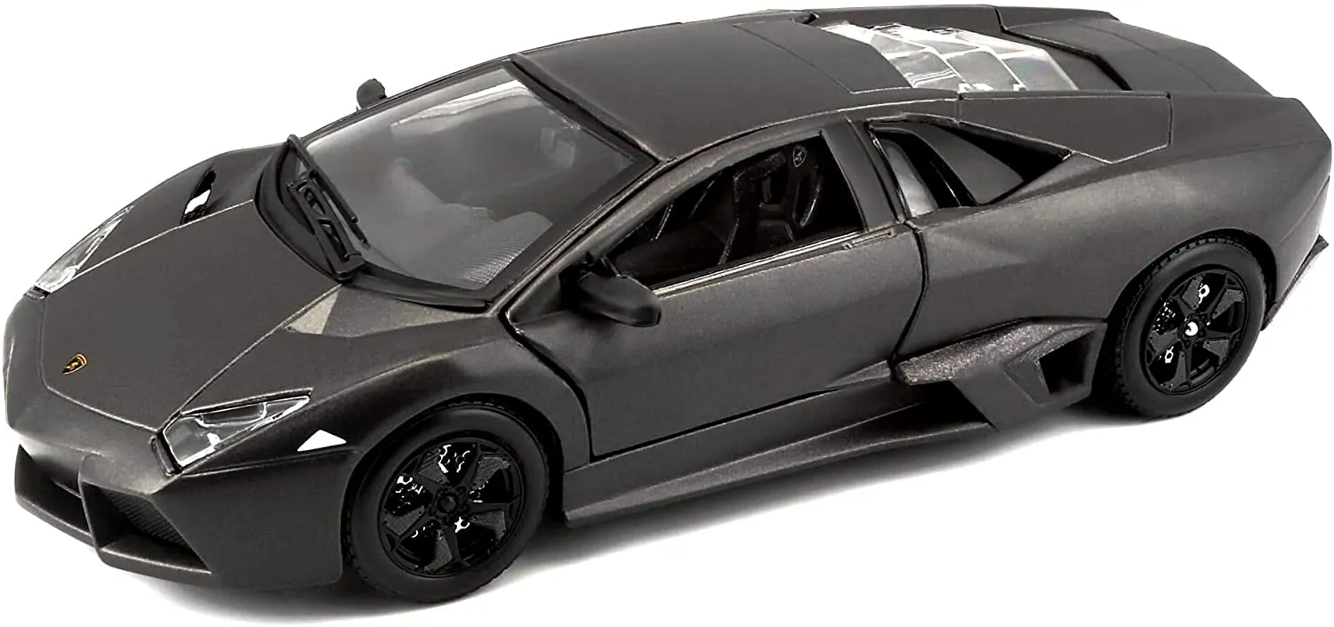 Bburago 18-21041 - Modellauto - Lamborghini Reventón (metallic-grau, Maßstab 1:24)