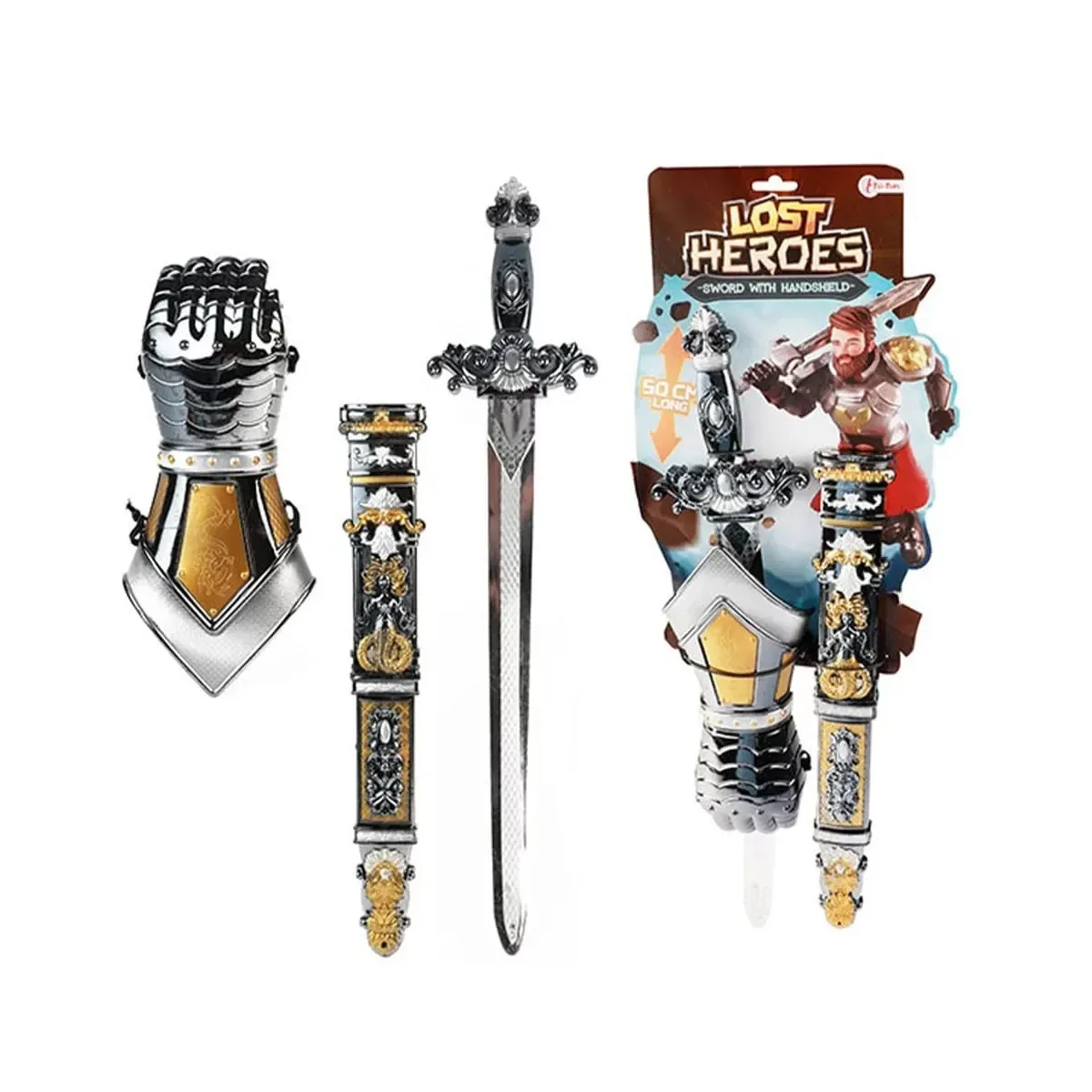 Toi-Toys - LOST HEROES Verkleidungsset - Ritter- Schwert + Handschuh
