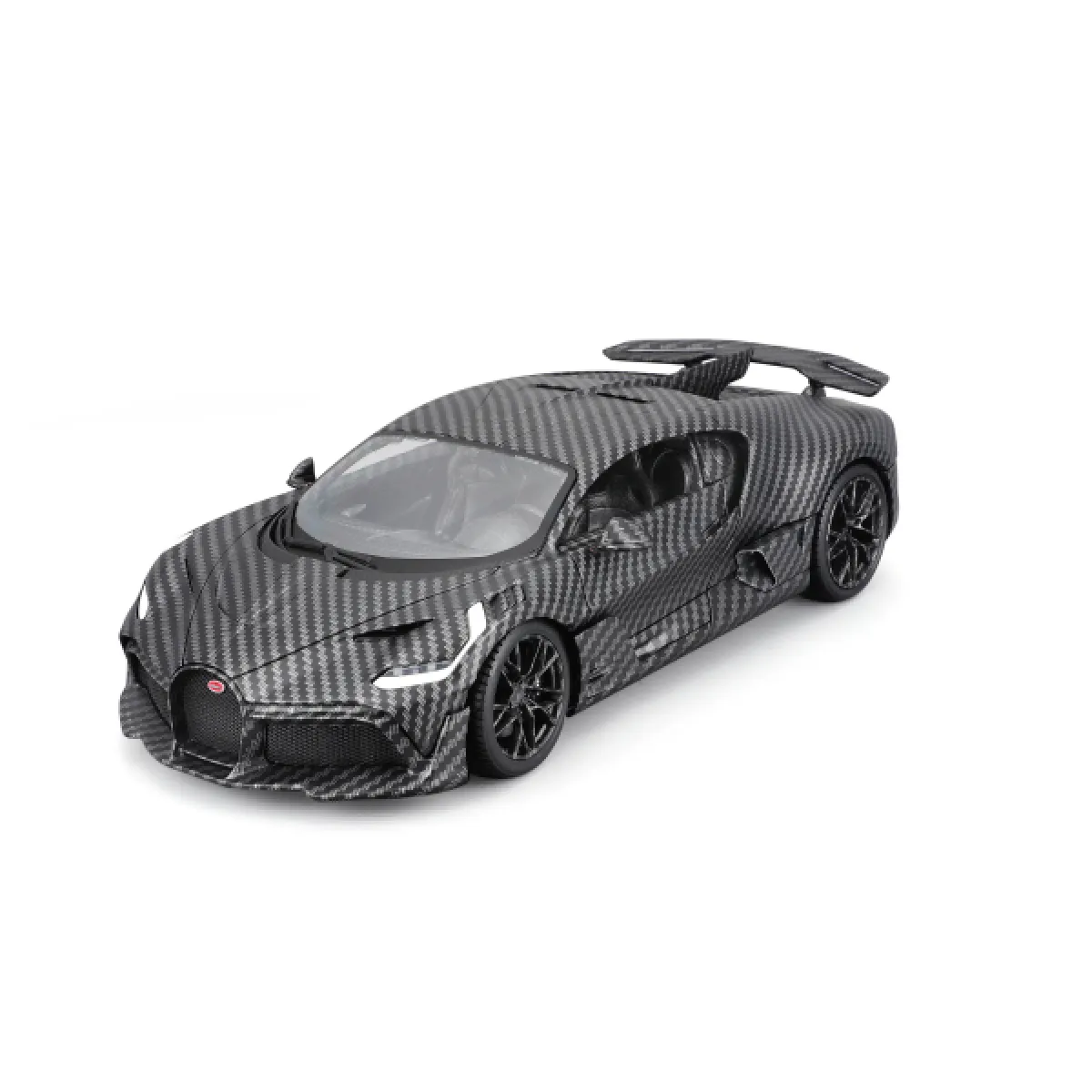 Bburago 18-11101 - Modellauto - Bugatti Divo Carbon (grau, Maßstab 1:18)