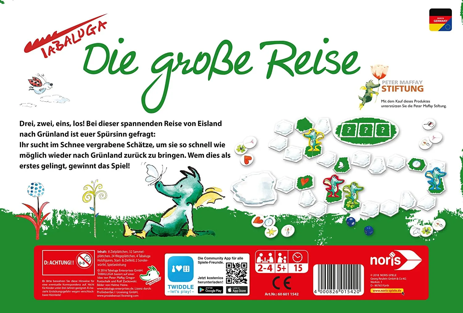 Tabaluga Spiele 3er Set (Die große Reise, Mau Mau, Wer versteckt sich hier?)