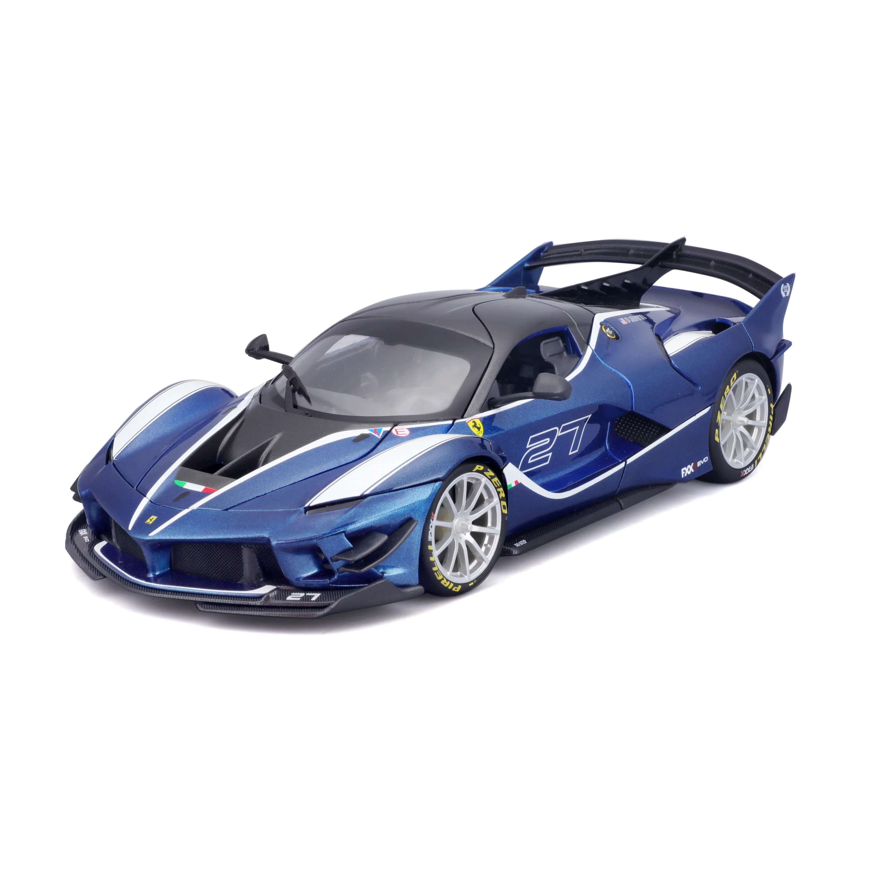 Bburago 18-16012 - Modellauto - Ferrari FXX-K Evo '17 Peter Mann #27 Tour de France (blau, Maßstab 1:18)