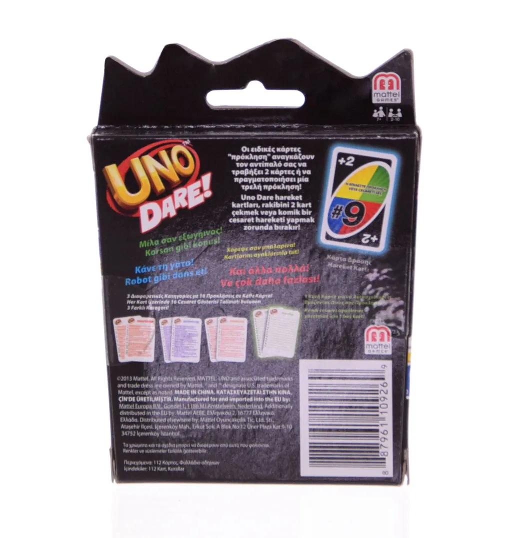 UNO Dare! (türkisch & griechisch)
