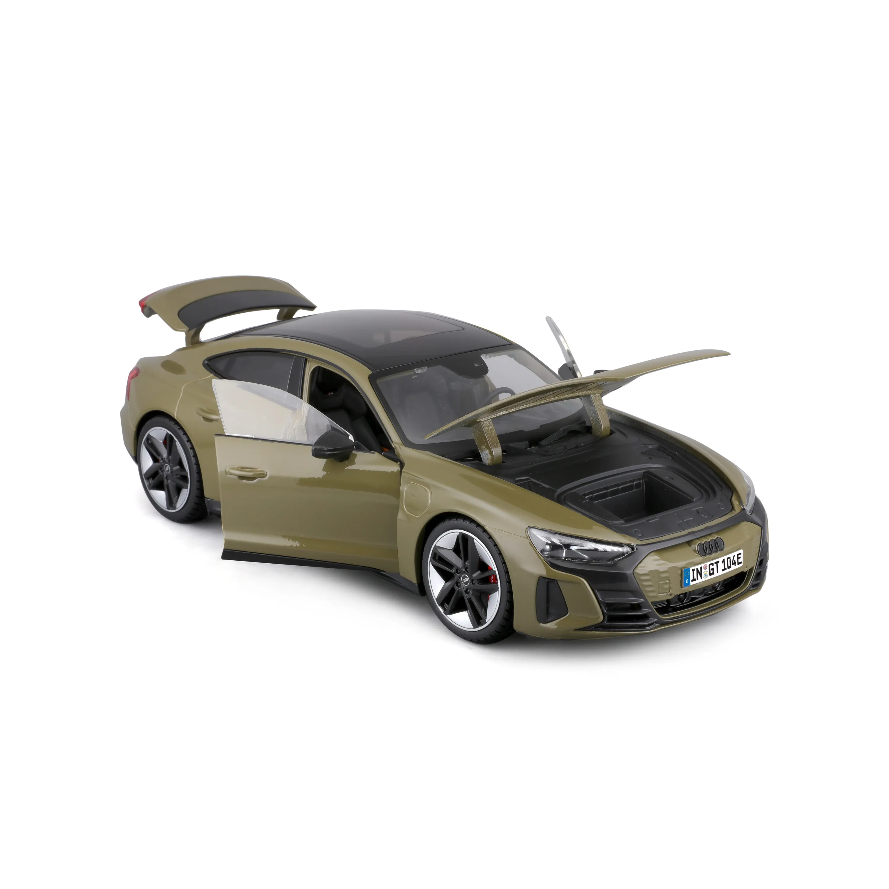 Bburago 18-11050 - Modellauto - Audi RS e-tron GT (grün, Maßstab 1:18)