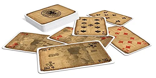 ASS - DFB Retro Spieleset, mit Leder Würfelbecher