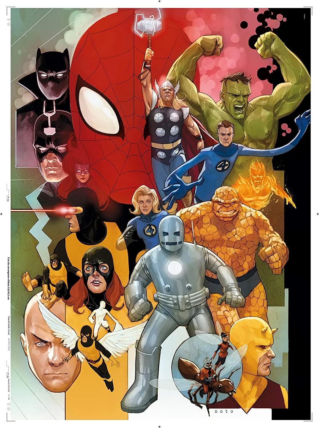 Clementoni 39534 - Puzzle - Marvel 80 Years (1000 Teile)