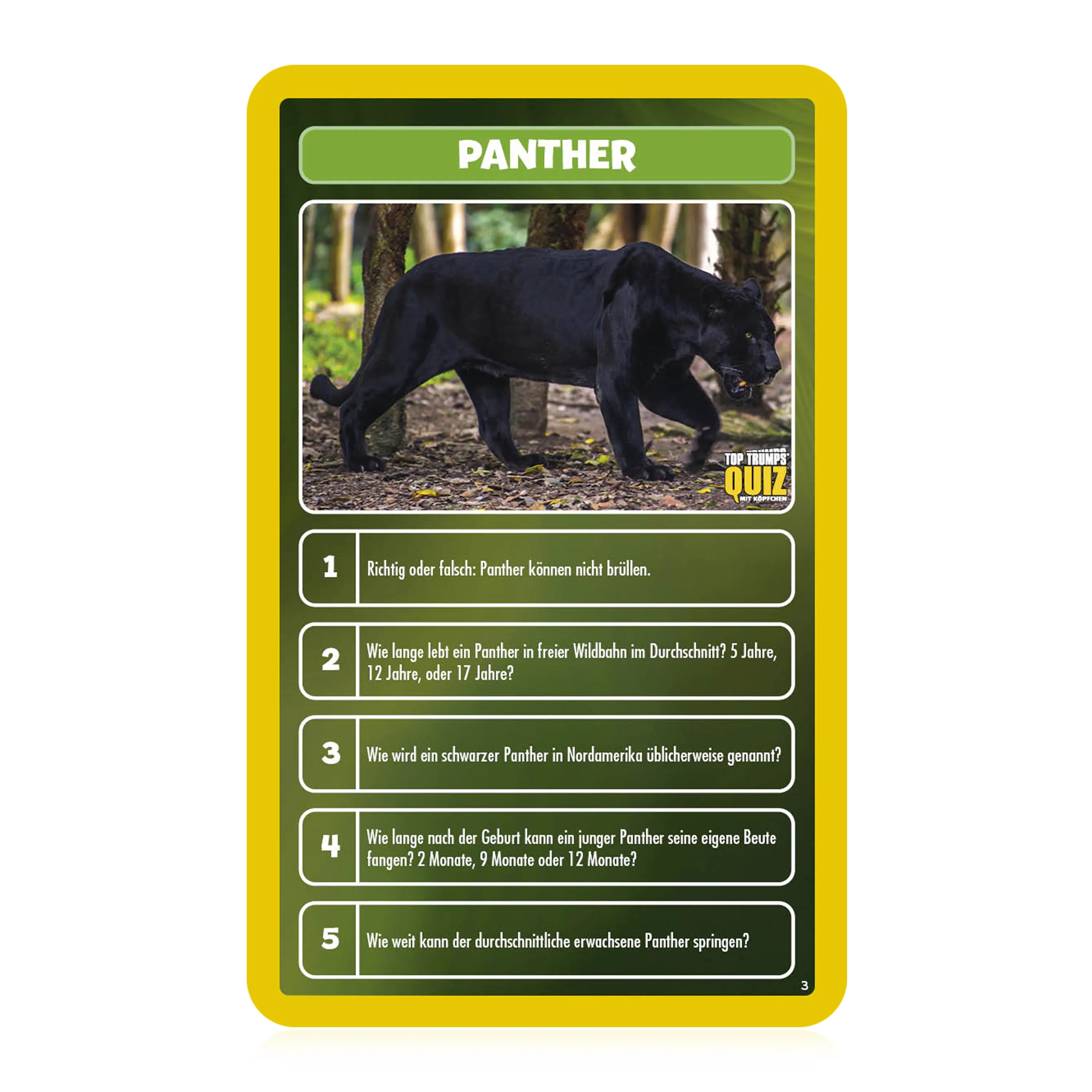 Top Trumps Quiz - Welt der Tiere