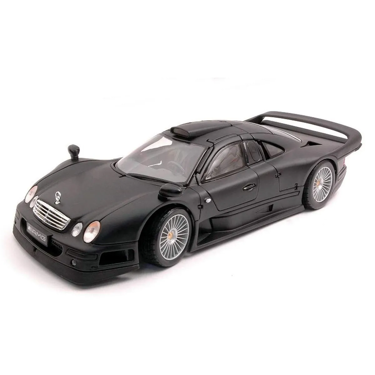 Maisto 31849 - Modellauto -  Mercedes CLK-GTR Streetversion (matt-schwarz, Maßstab 1:18)