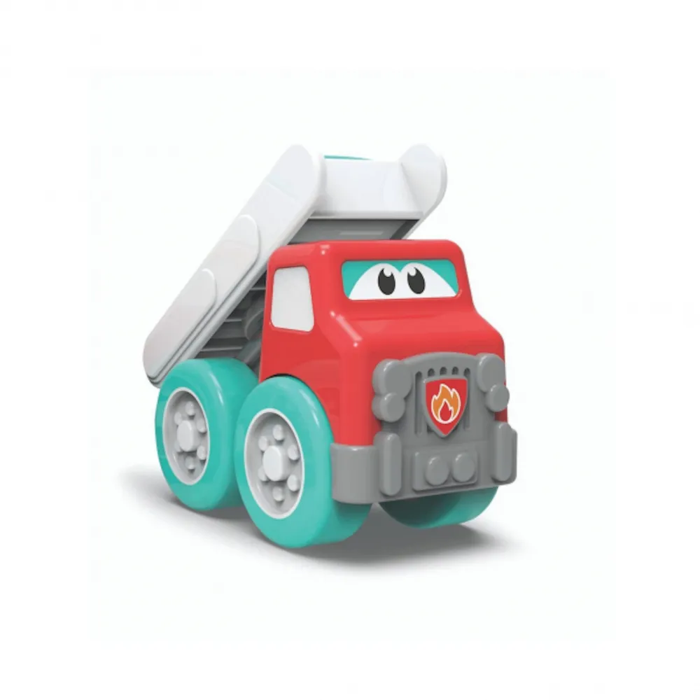 BB Junior - Spielzeugauto Drive' n Rock - Feuerwehrauto mit Piano