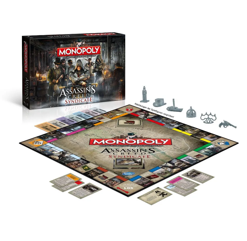 Monopoly Assassin's Creed Syndicate + Buch »In den Animus«